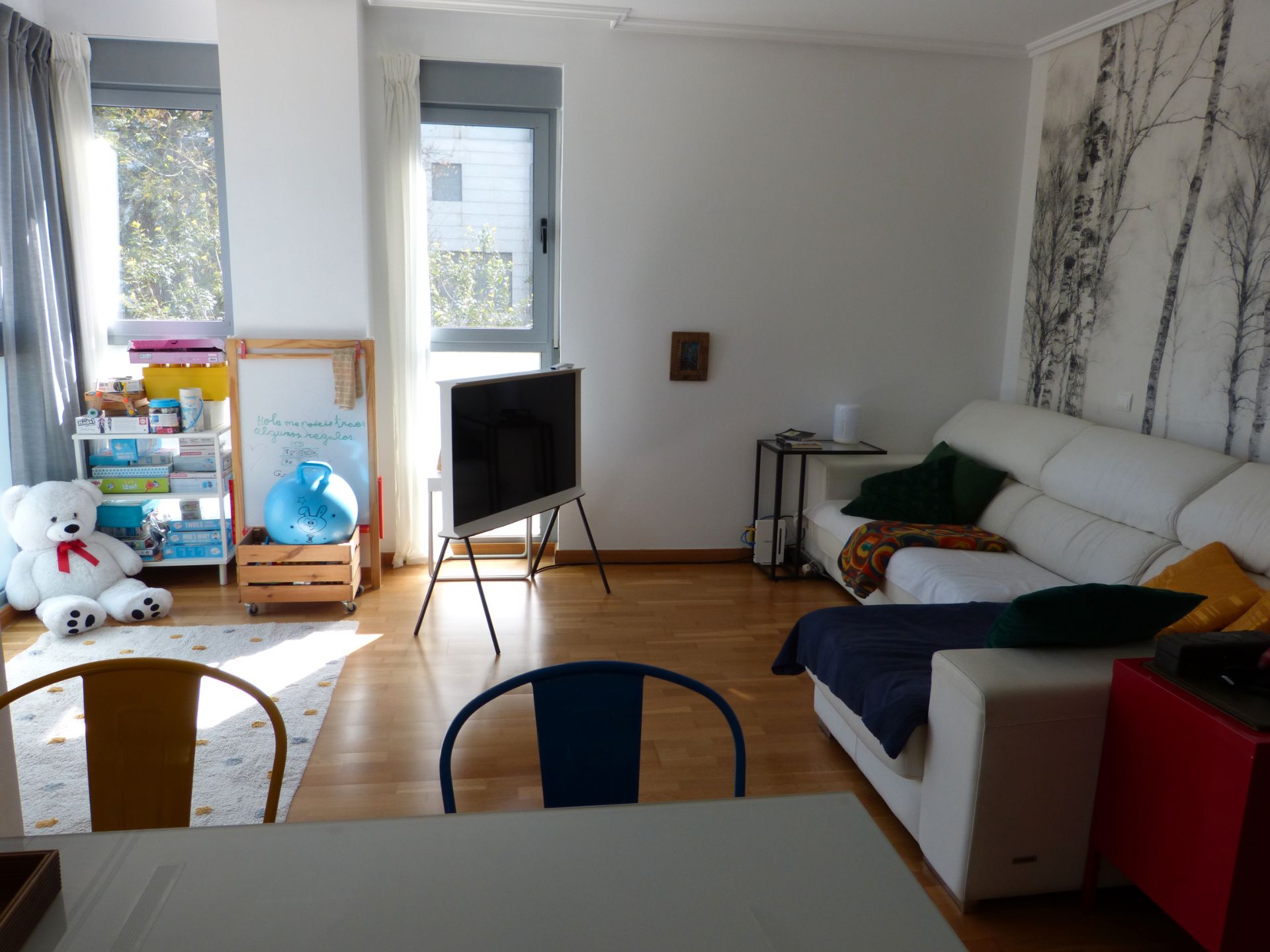 Sala d'estar de Pis en venda en  Almería Capital amb Aire condicionat, Moblat i Balcó