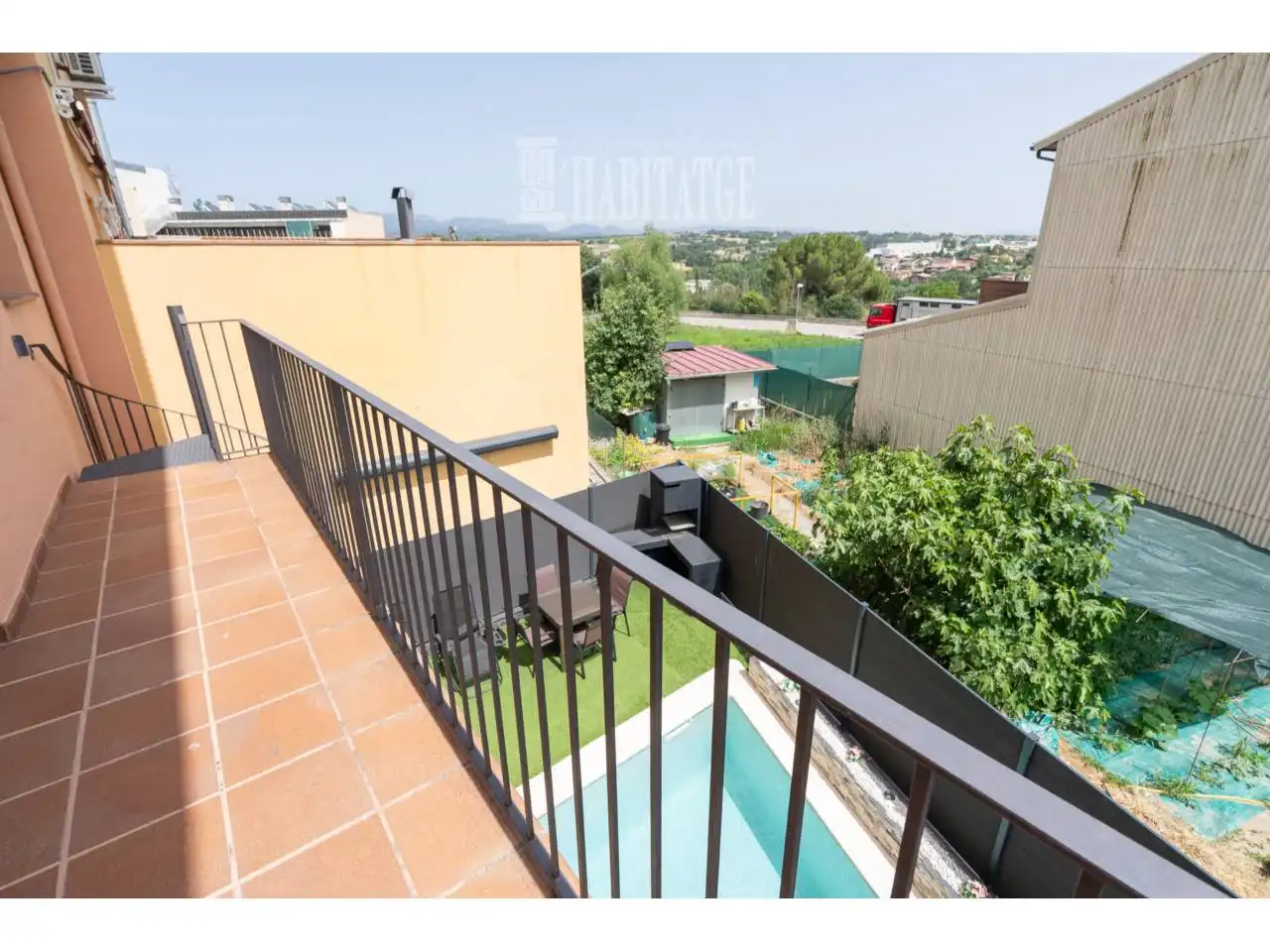 Terraza de Casa o chalet en venta en Torelló con Aire acondicionado, Calefacción y Jardín privado