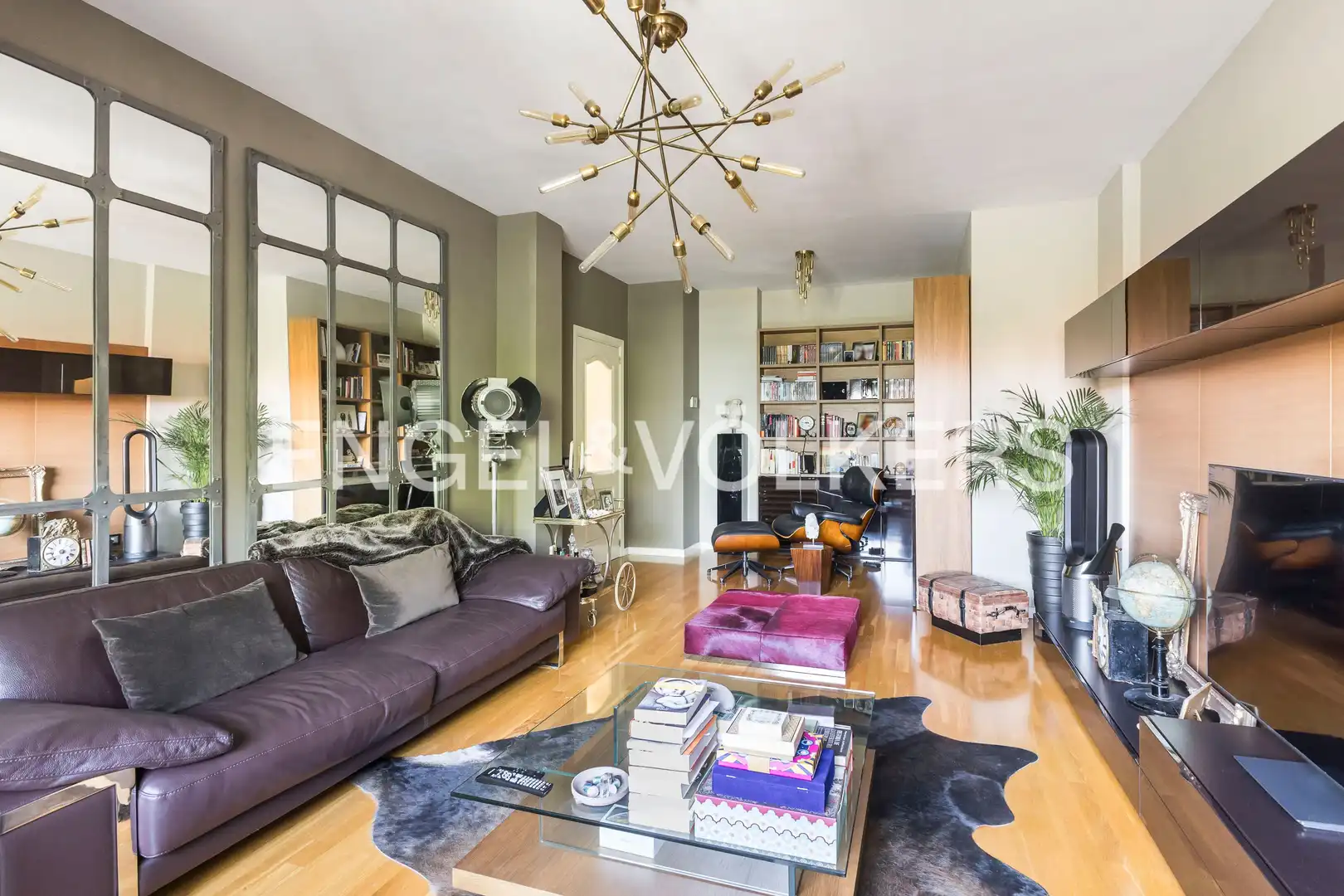 Sala de estar de Piso en venta en Madrid con Calefacción, Parquet y Terraza
