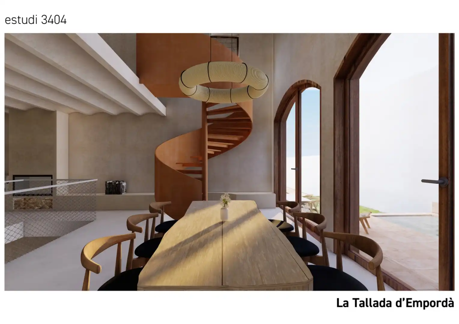 Esszimmer von Gebäude zum Verkauf in La Tallada d'Empordà