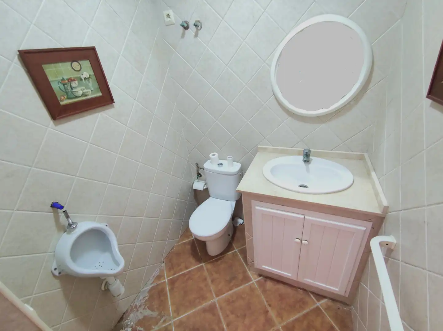 Baño de Finca rústica en venta en El Cuervo de Sevilla con Aire acondicionado, Jardín privado y Terraza