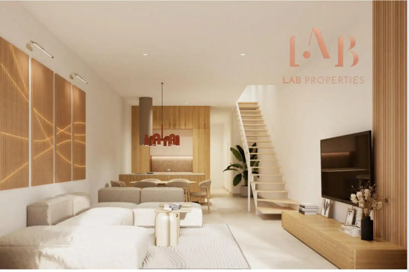 Living room of Detached homes for sale in Ses Salines  with Air Conditioner, Private garden and Swimming Pool