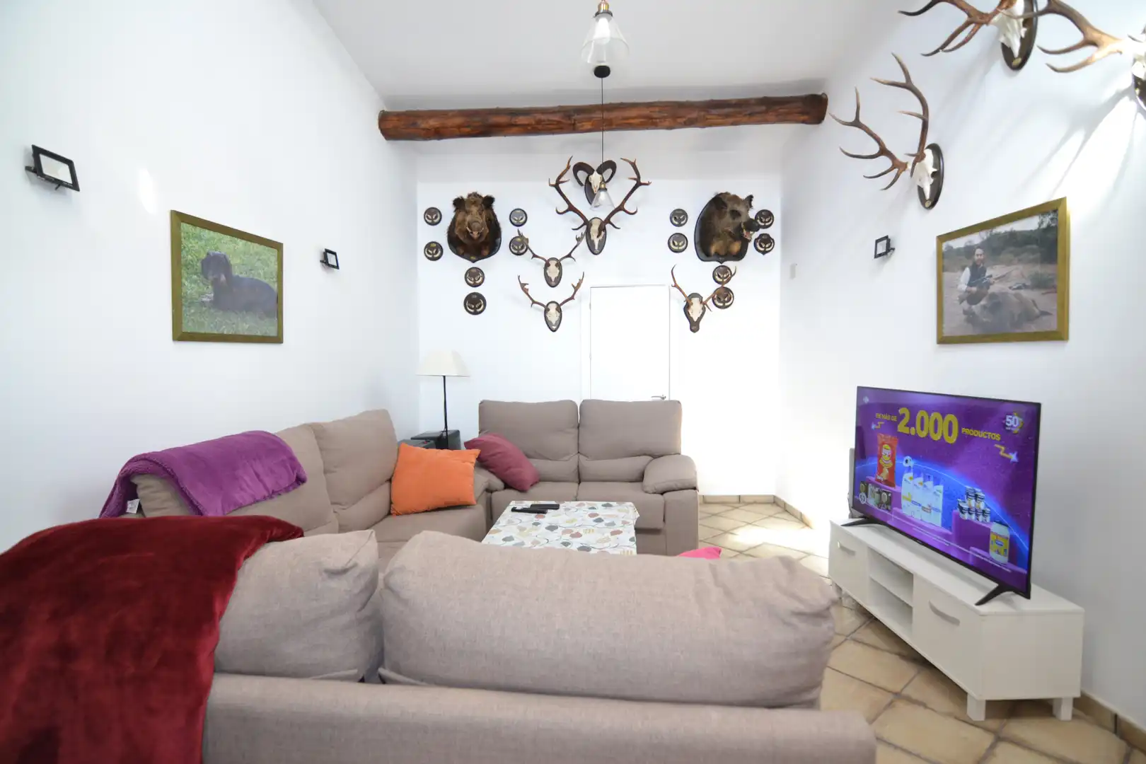 Sala de estar de Casa o chalet en venta en Malpartida de Plasencia con Aire acondicionado y Calefacción