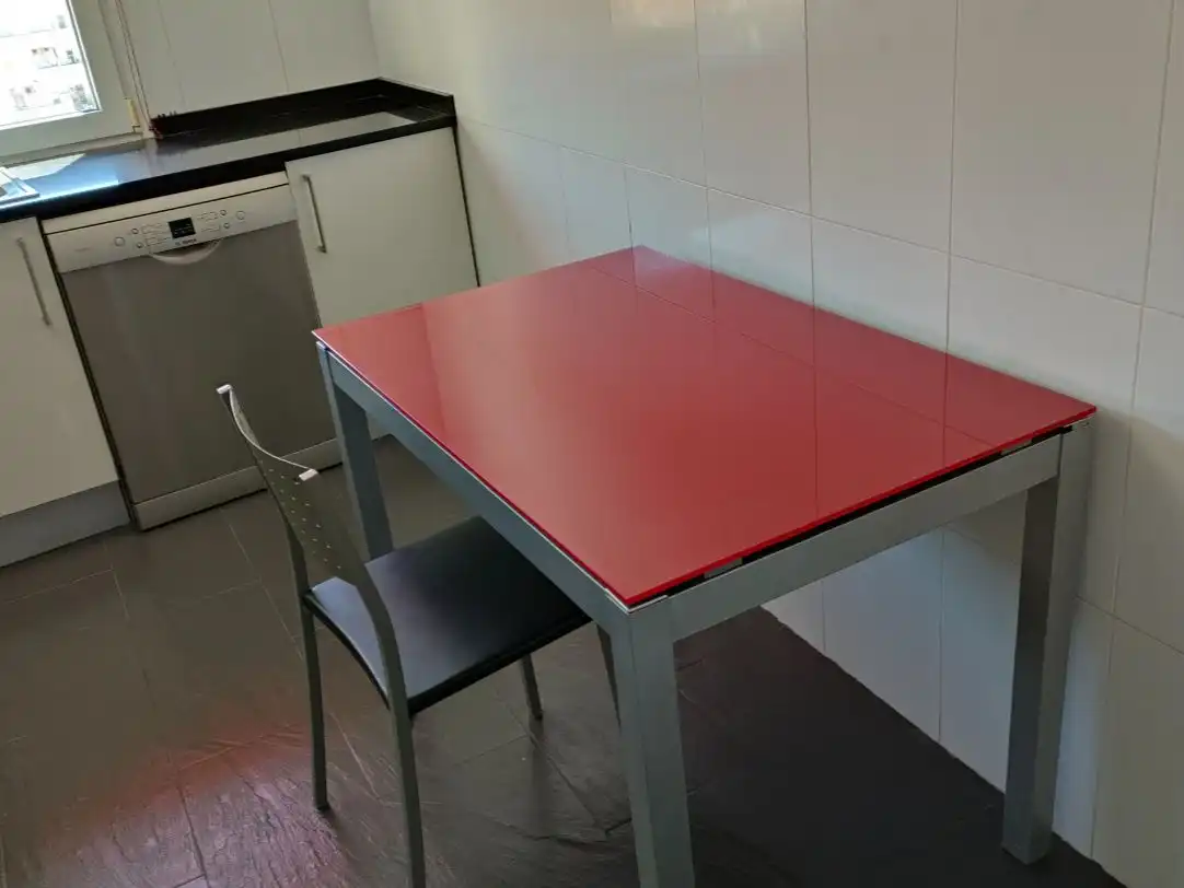 Kitchen of Flat for rent in  Zaragoza Capital  with Air Conditioner and Balcony
