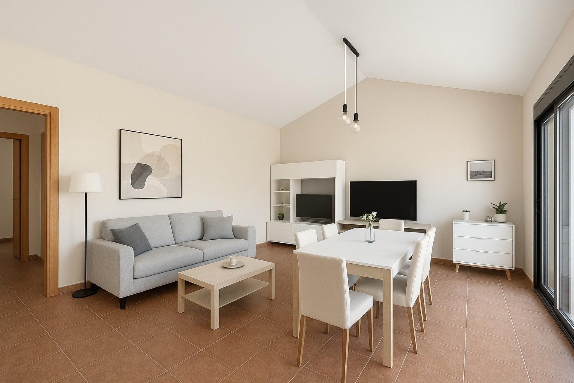 Living room of Single-family semi-detached for sale in Ponteareas  with Terrace and Swimming Pool