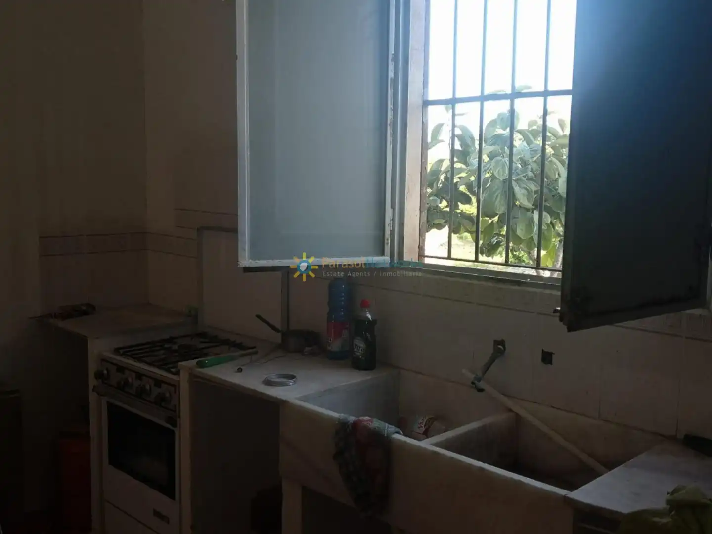 Cuina de Finca rústica en venda en Albaida amb Jardí privat i Traster