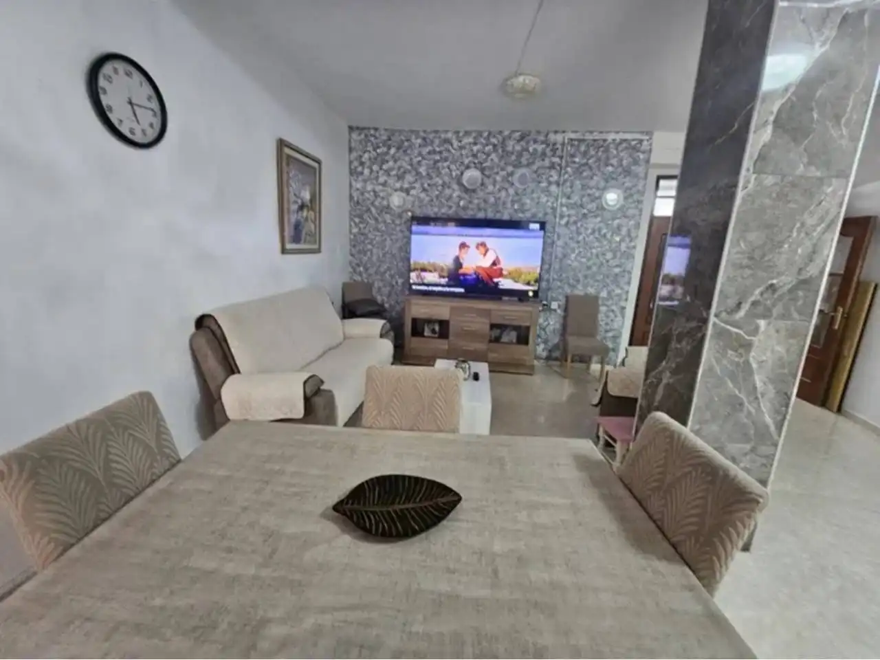 Sala d'estar de Casa adosada en venda en Vilallonga / Villalonga amb Aire condicionat, Calefacció i Terrassa