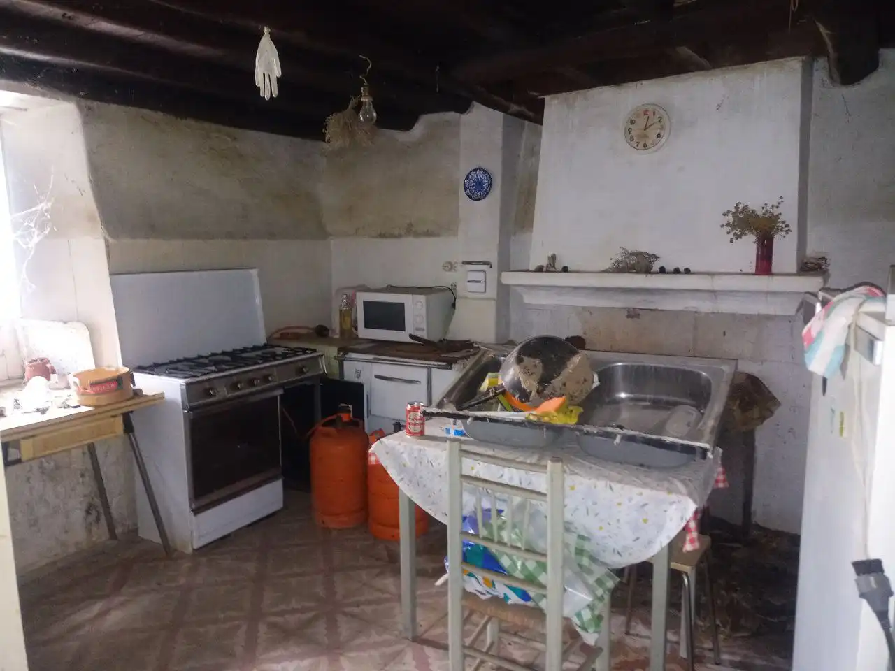 Cocina de Finca rústica en venta en San Martín del Pimpollar
