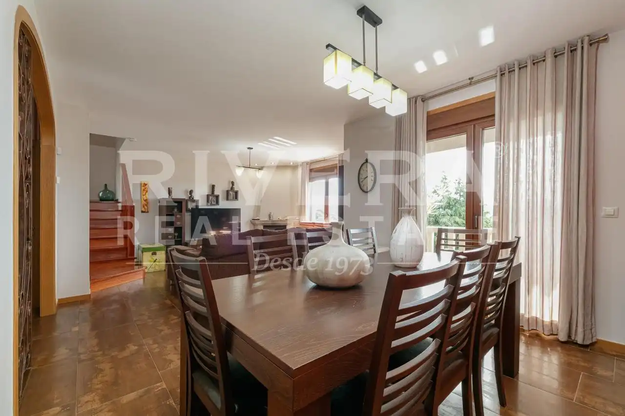 Comedor de Casa o chalet en venta en O Rosal   con Calefacción, Jardín privado y Terraza