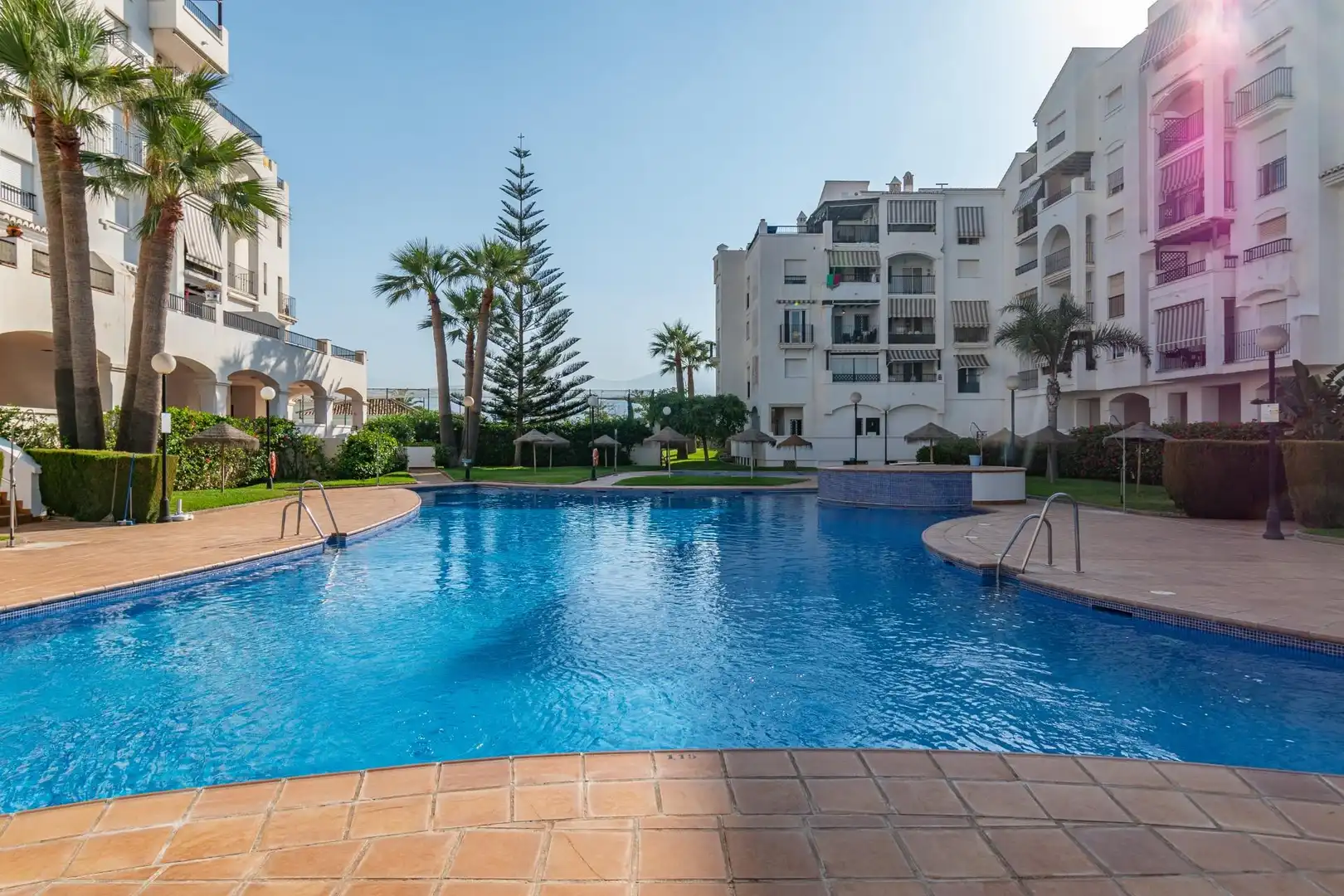 Swimming pool of Flat for sale in Salobreña  with Private garden, Terrace and Furnished