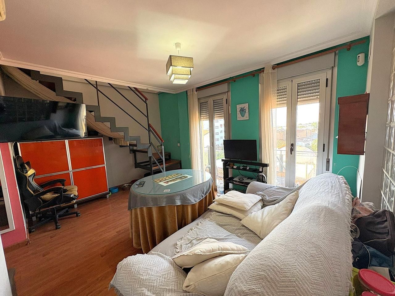 Living room of Flat for sale in Almendralejo  with Air Conditioner and Terrace