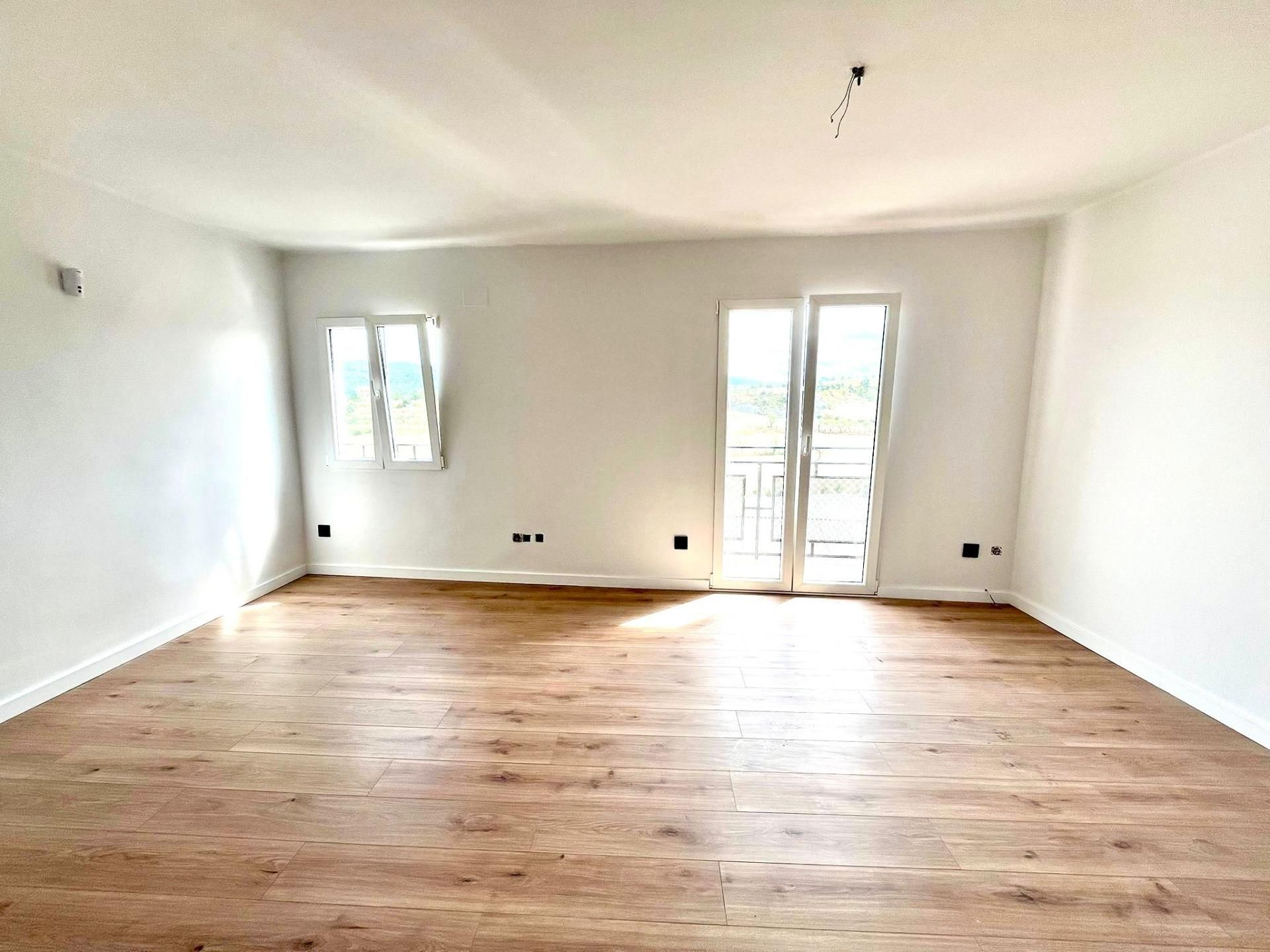 Sala de estar de Piso en venta en Igualada con Calefacción, Parquet y Balcón