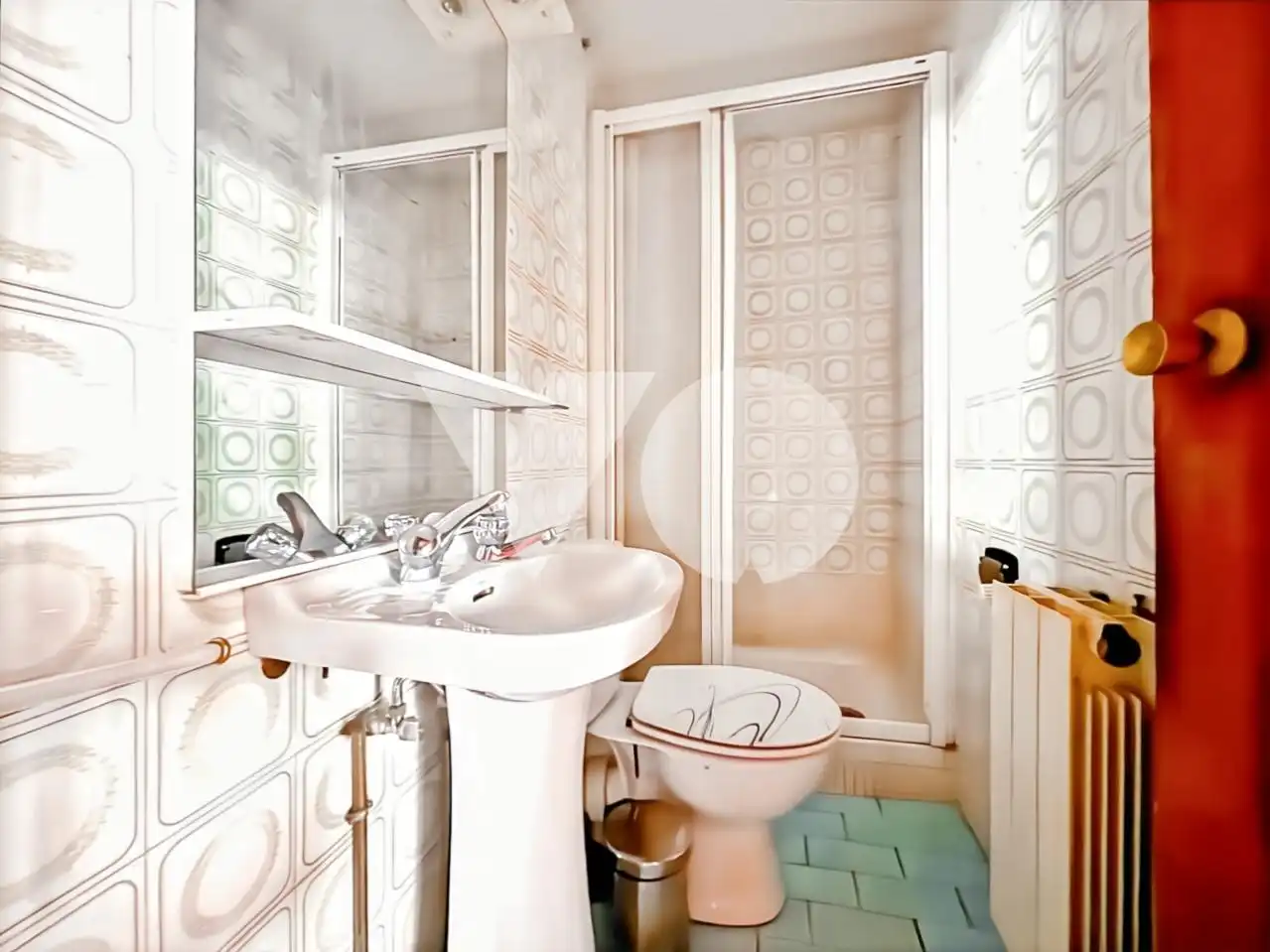 Bathroom of Flat for sale in Madrid  with Heating, Parquet flooring and Terrace