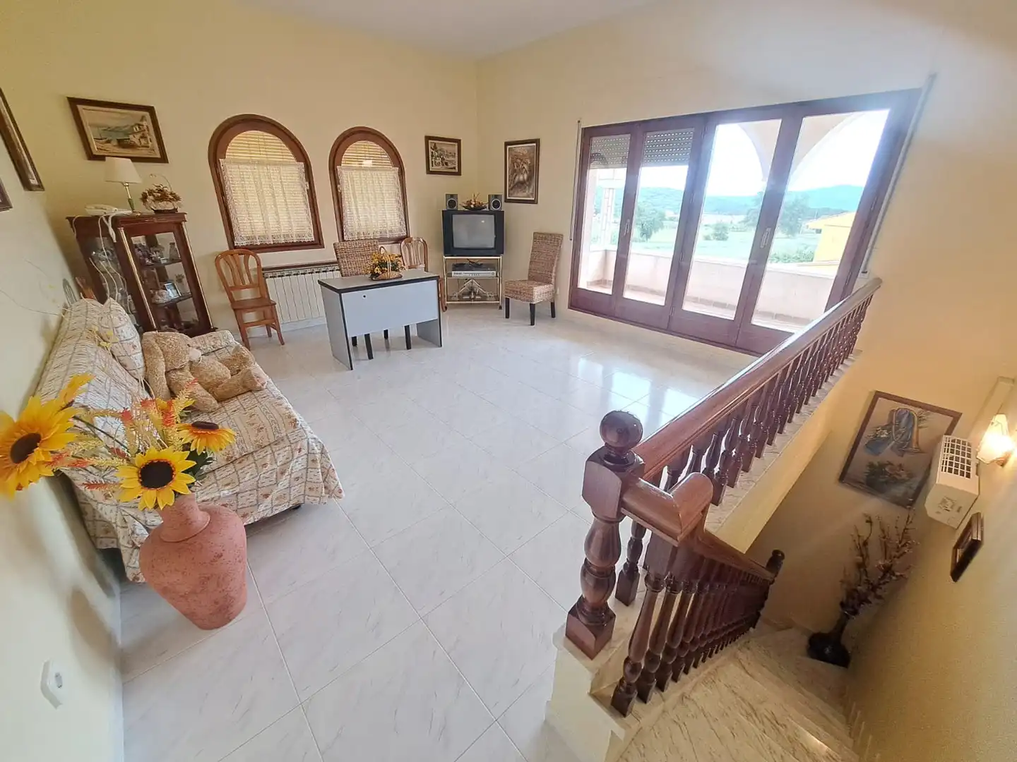Sala de estar de Casa o chalet en venta en Breda con Aire acondicionado, Calefacción y Jardín privado