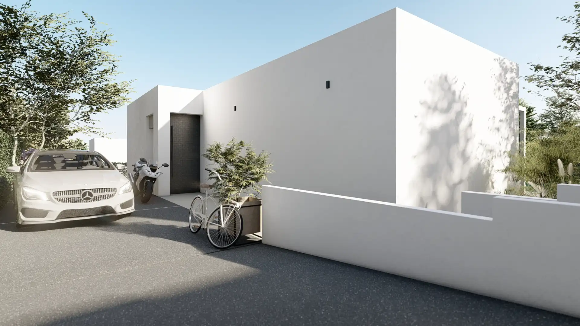 Exterior view of Houses for sale in Caldes de Malavella  with Air Conditioner, Private garden and Parquet flooring