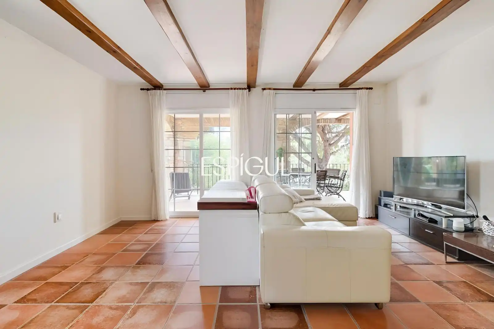 Sala d'estar de Casa o xalet en venda en Calonge i Sant Antoni amb Aire condicionat, Calefacció i Terrassa