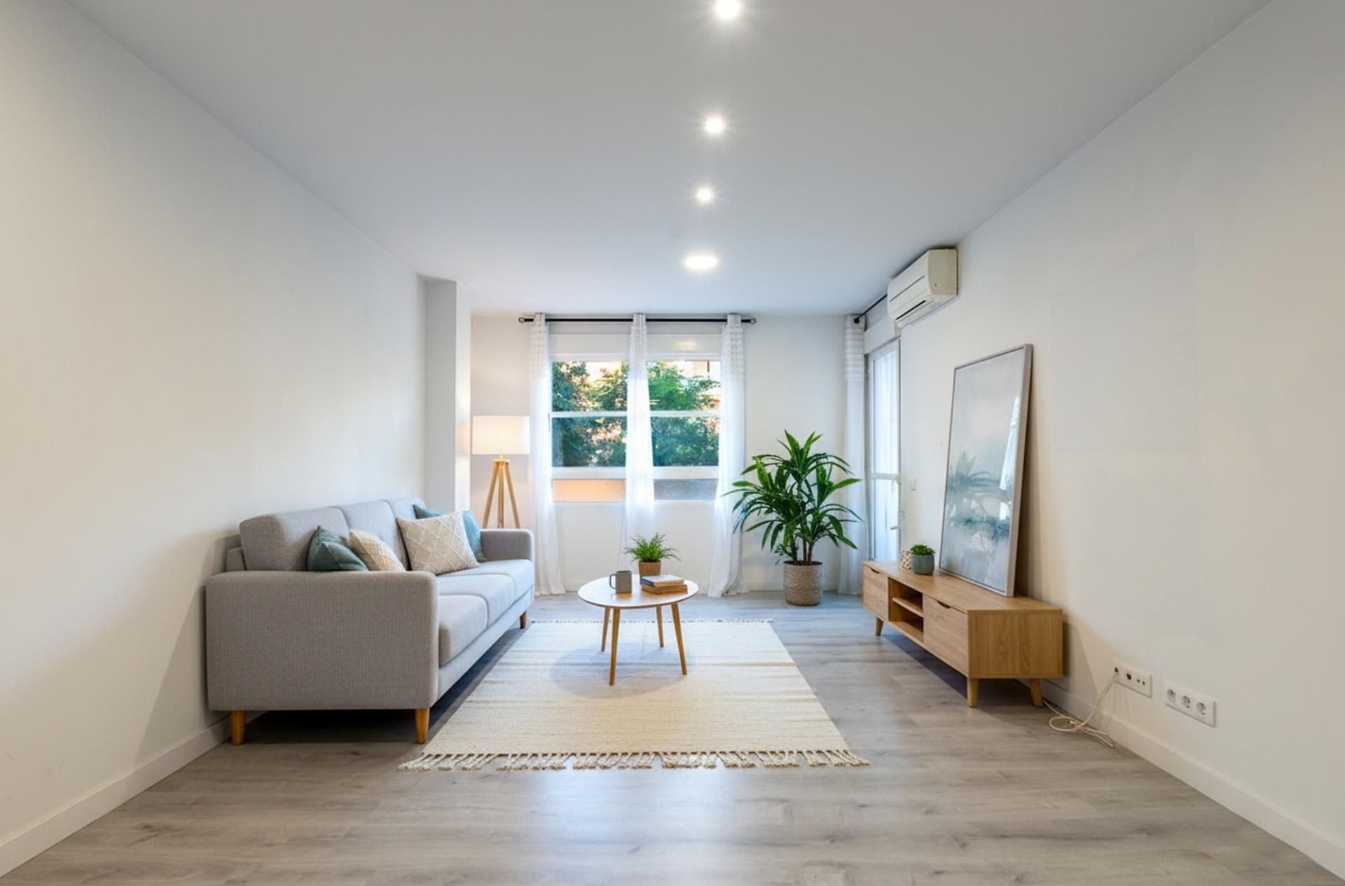 Living room of Flat for sale in  Murcia Capital  with Air Conditioner, Storage room and Balcony