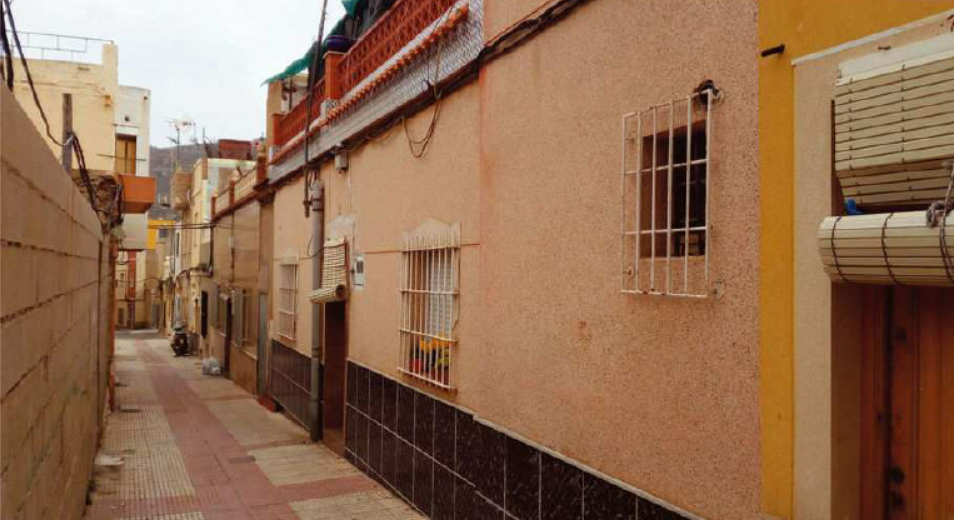 Exterior view of Single-family semi-detached for sale in Cartagena