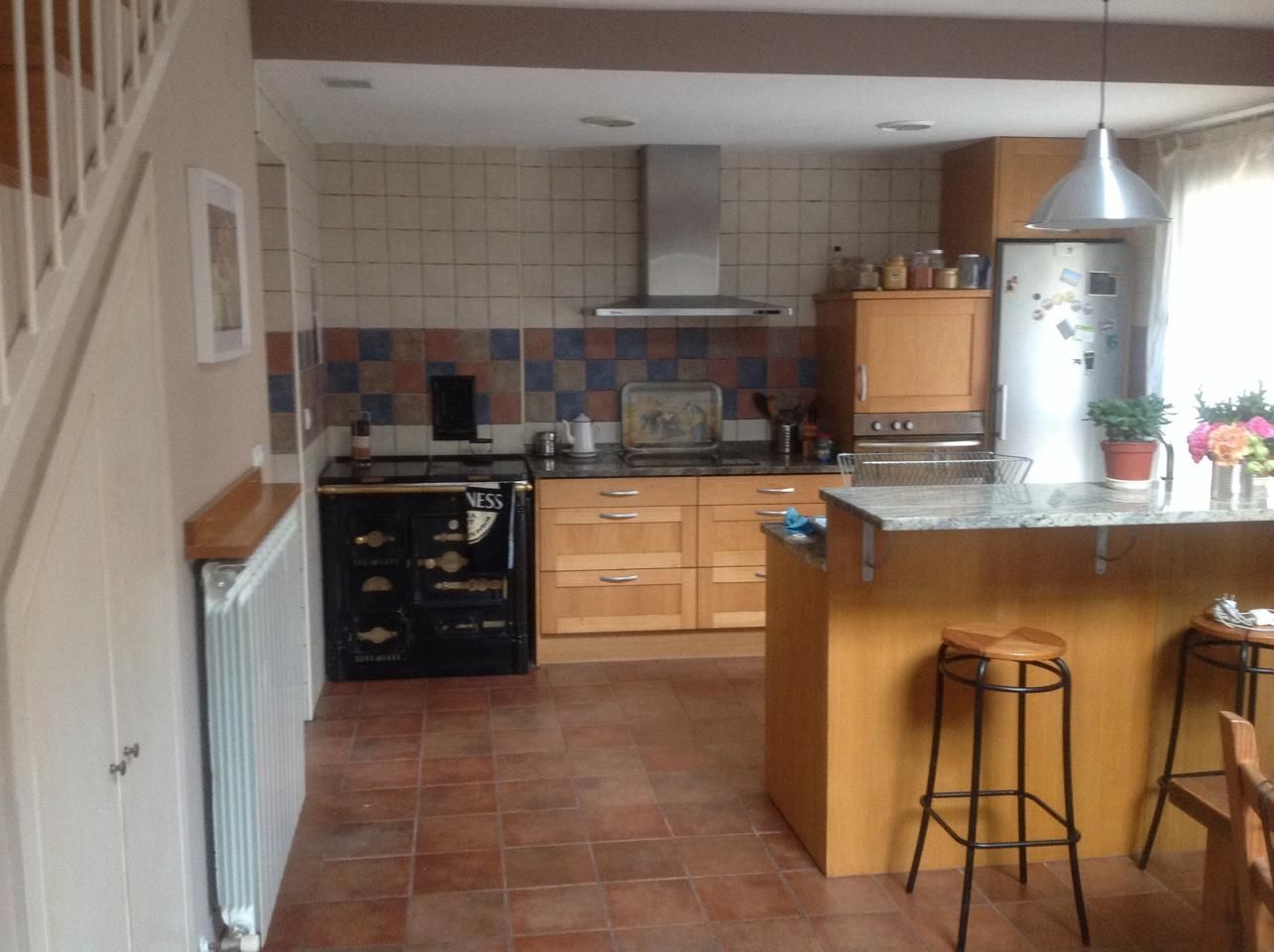 Cuina de Casa o xalet en venda en Fitero amb Calefacció, Jardí privat i Terrassa