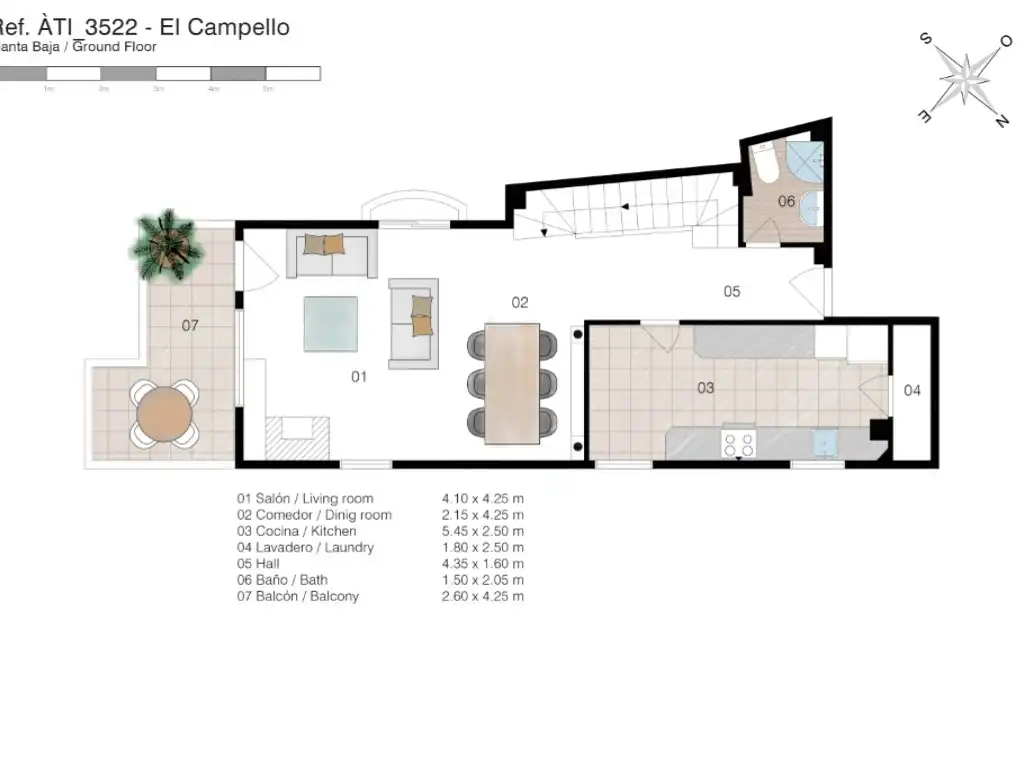 Ático en venta en El Campello con Aire acondicionado, Terraza y Amueblado