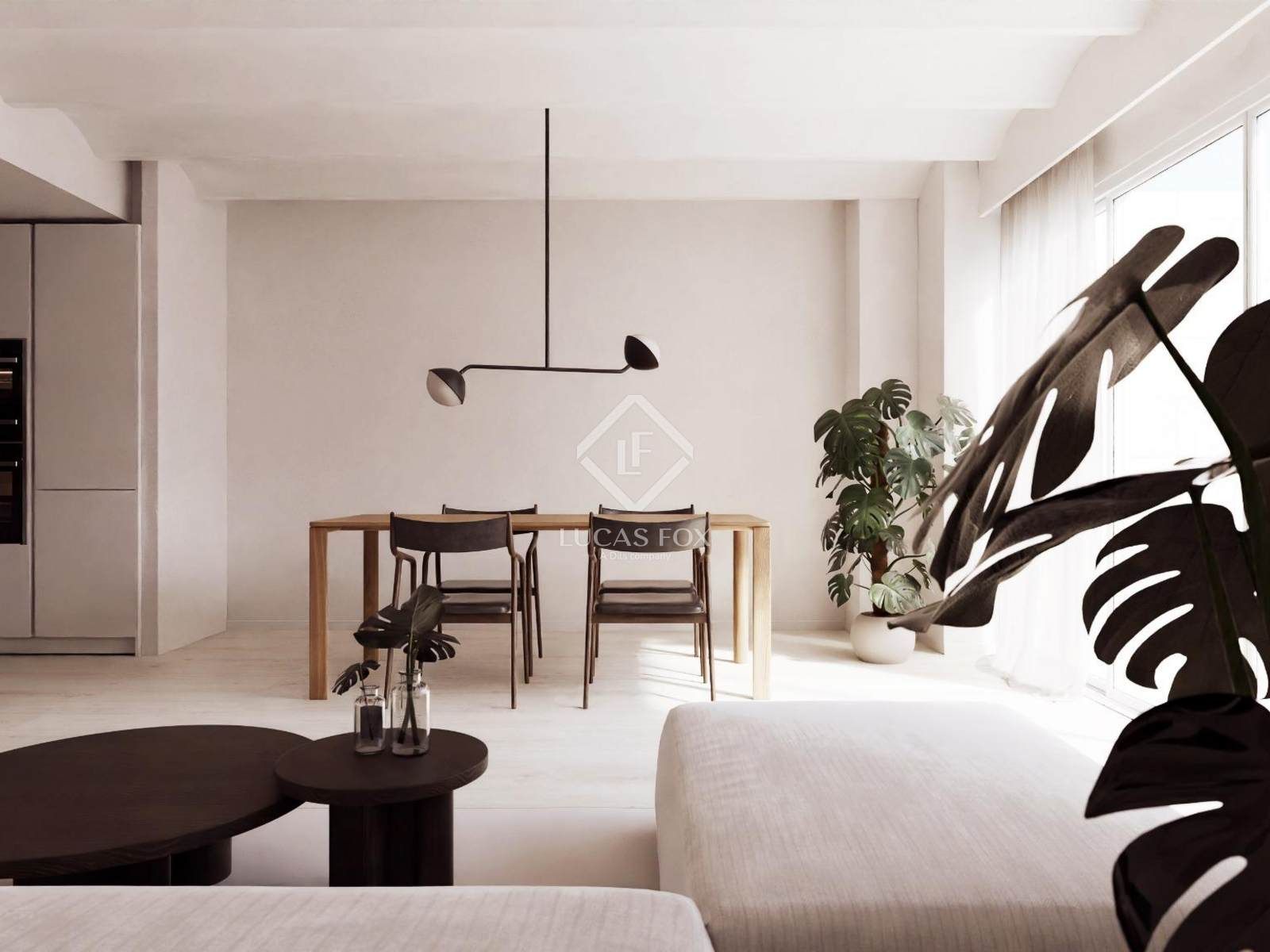 Dining room of Attic for sale in  Barcelona Capital  with Air Conditioner, Heating and Parquet flooring