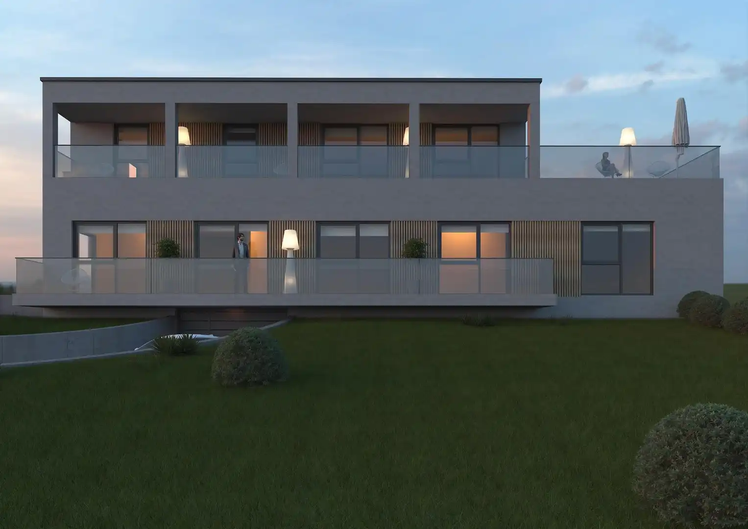 Vista exterior de Apartament en venda en O Grove   amb Traster i Balcó
