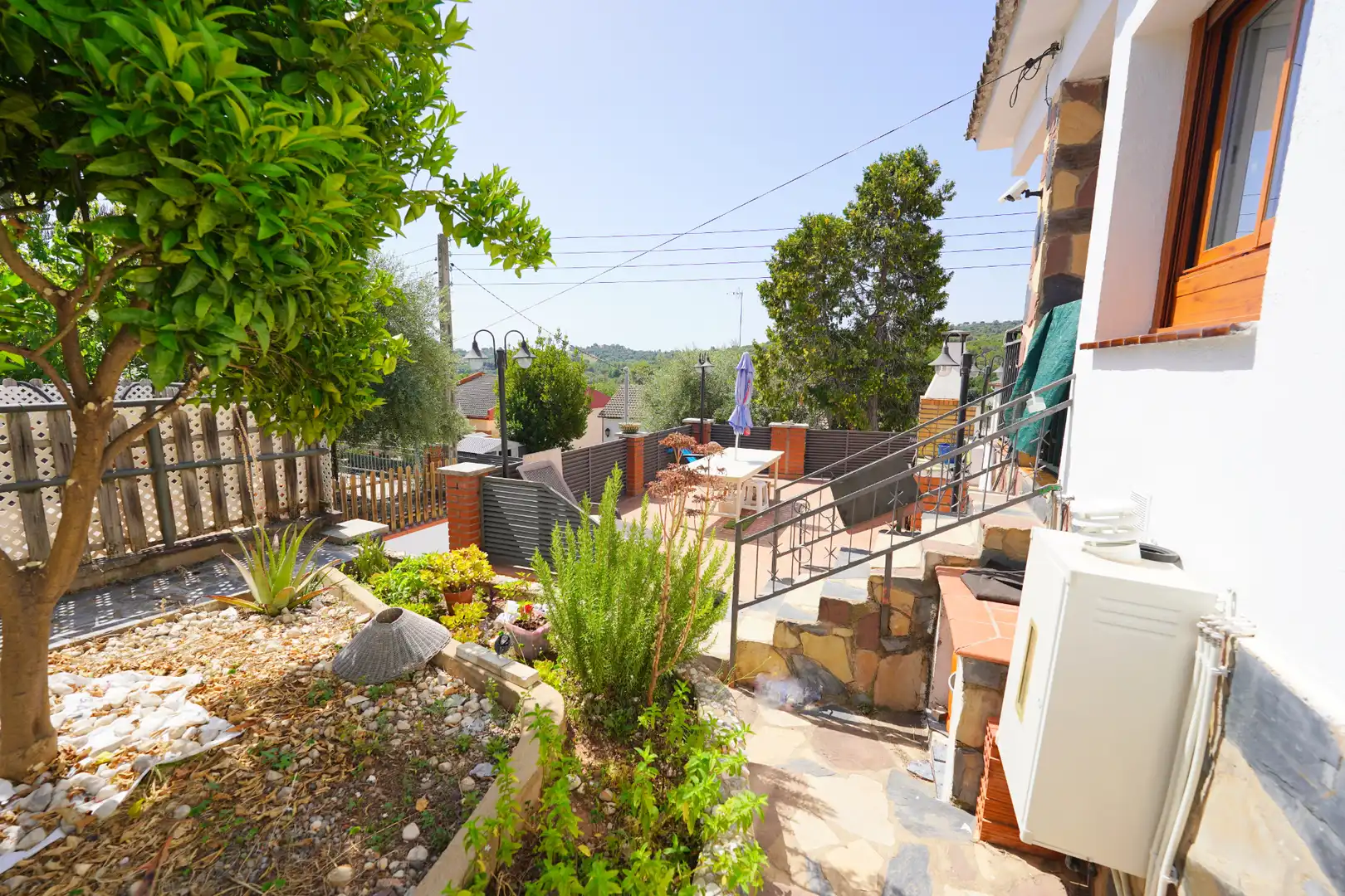 Terrassa de Casa o xalet en venda en Bigues i Riells del Fai amb Calefacció, Terrassa i Piscina