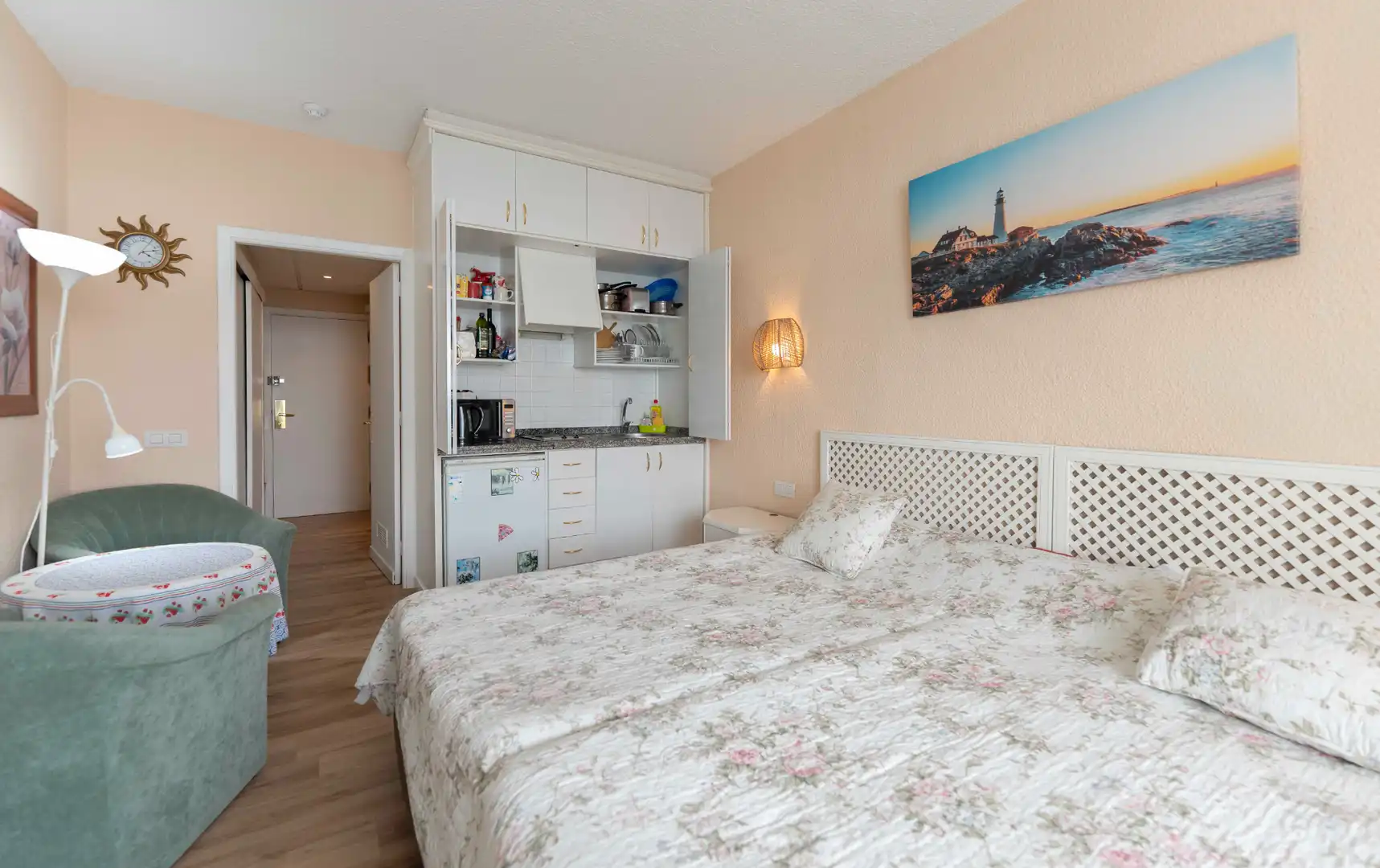 Schlafzimmer von Wohnung zum Verkauf in Los Realejos mit Möbliert, Balkon und Gemeinschaftspool