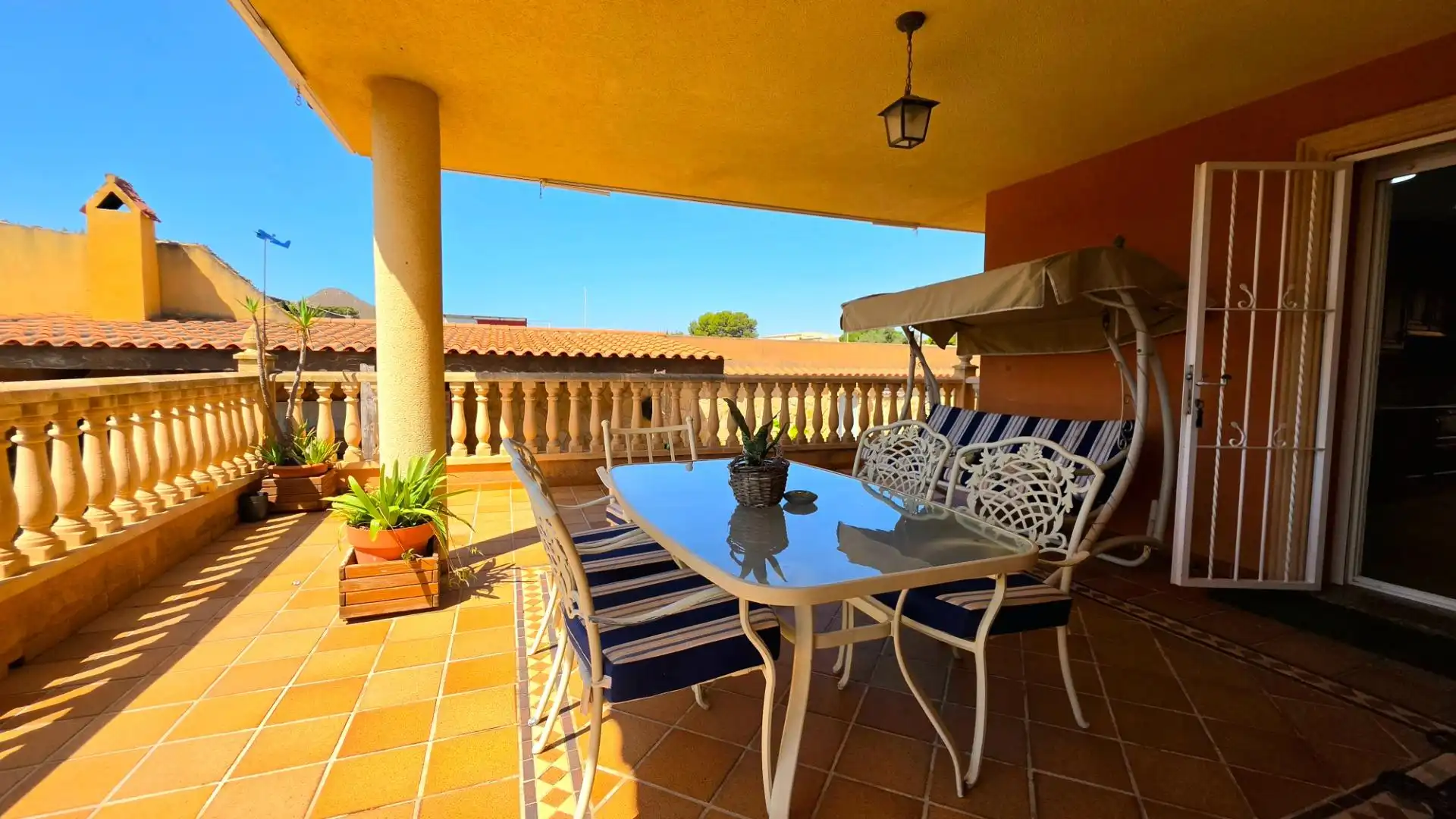 Terrassa de Casa o xalet en venda en La Unión amb Aire condicionat, Jardí privat i Terrassa