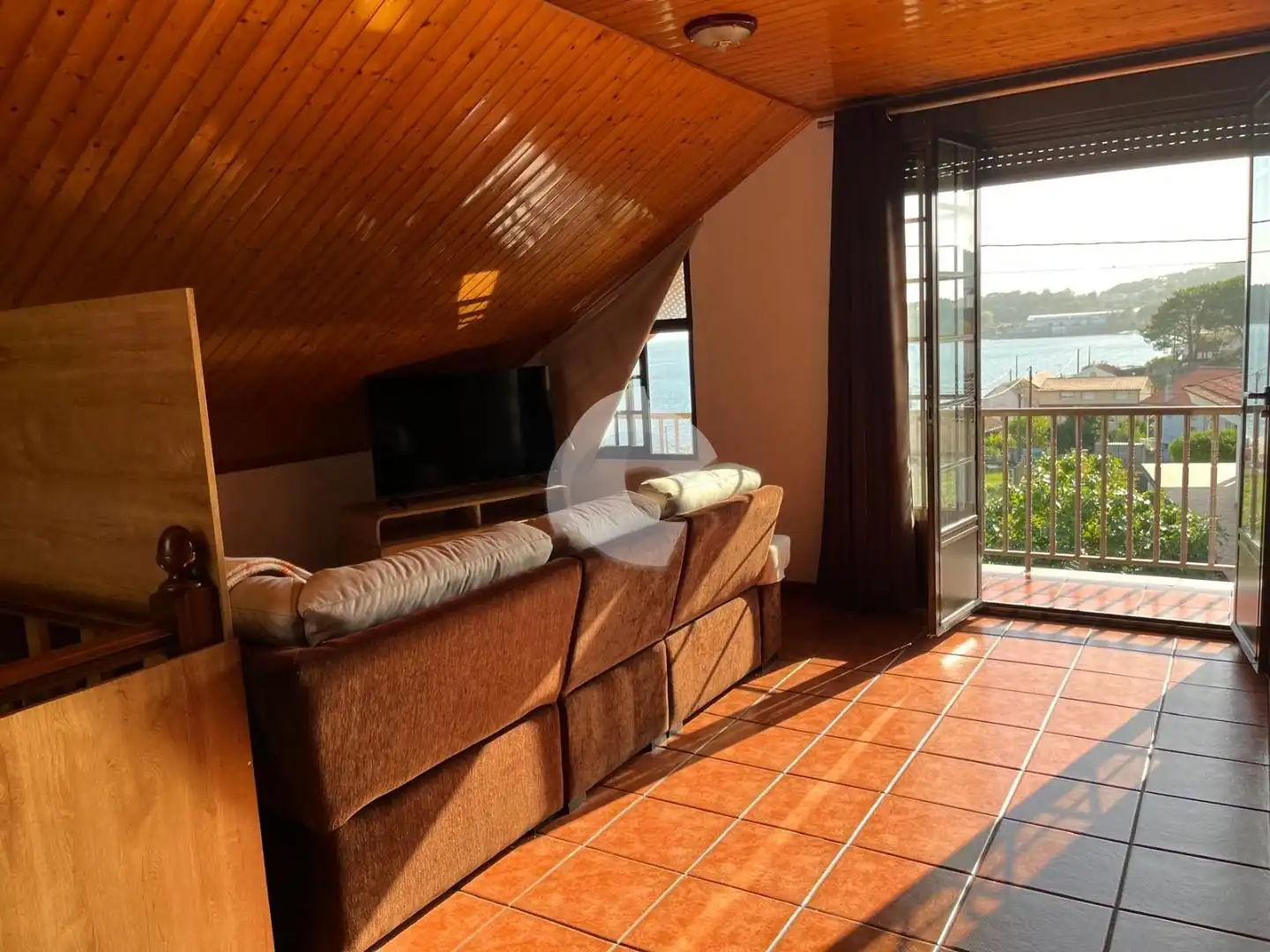 Living room of Houses for sale in Muros  with Heating and Private garden