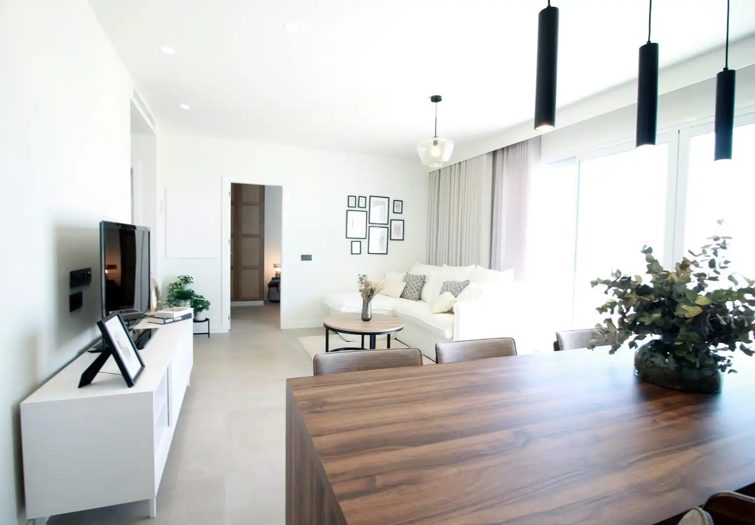 Sala de estar de Casa o chalet en venta en Pilar de la Horadada con Jardín privado, Terraza y Piscina comunitaria