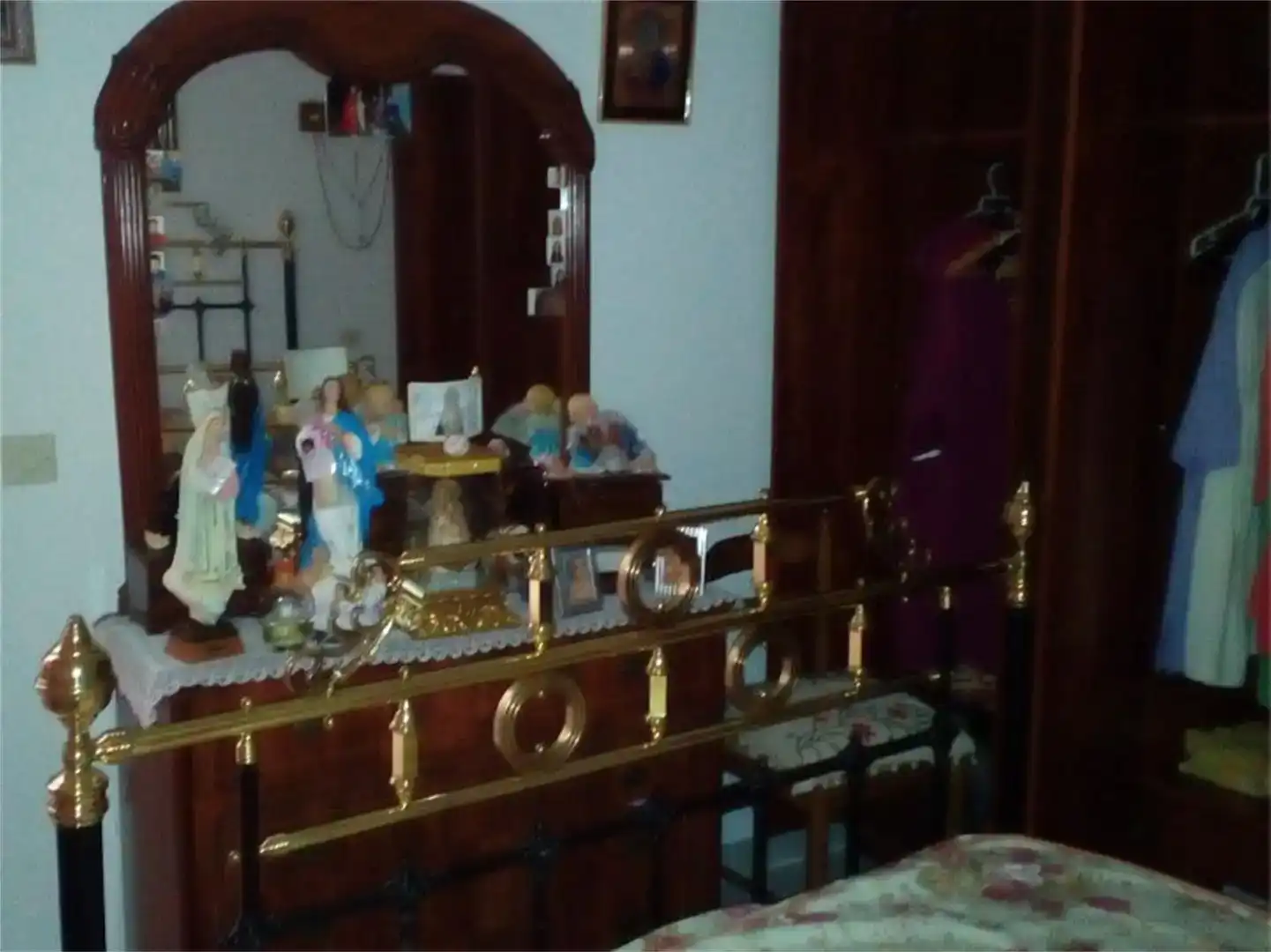 Dormitori de Casa adosada en venda en Zufre amb Aire condicionat, Moblat i Balcó