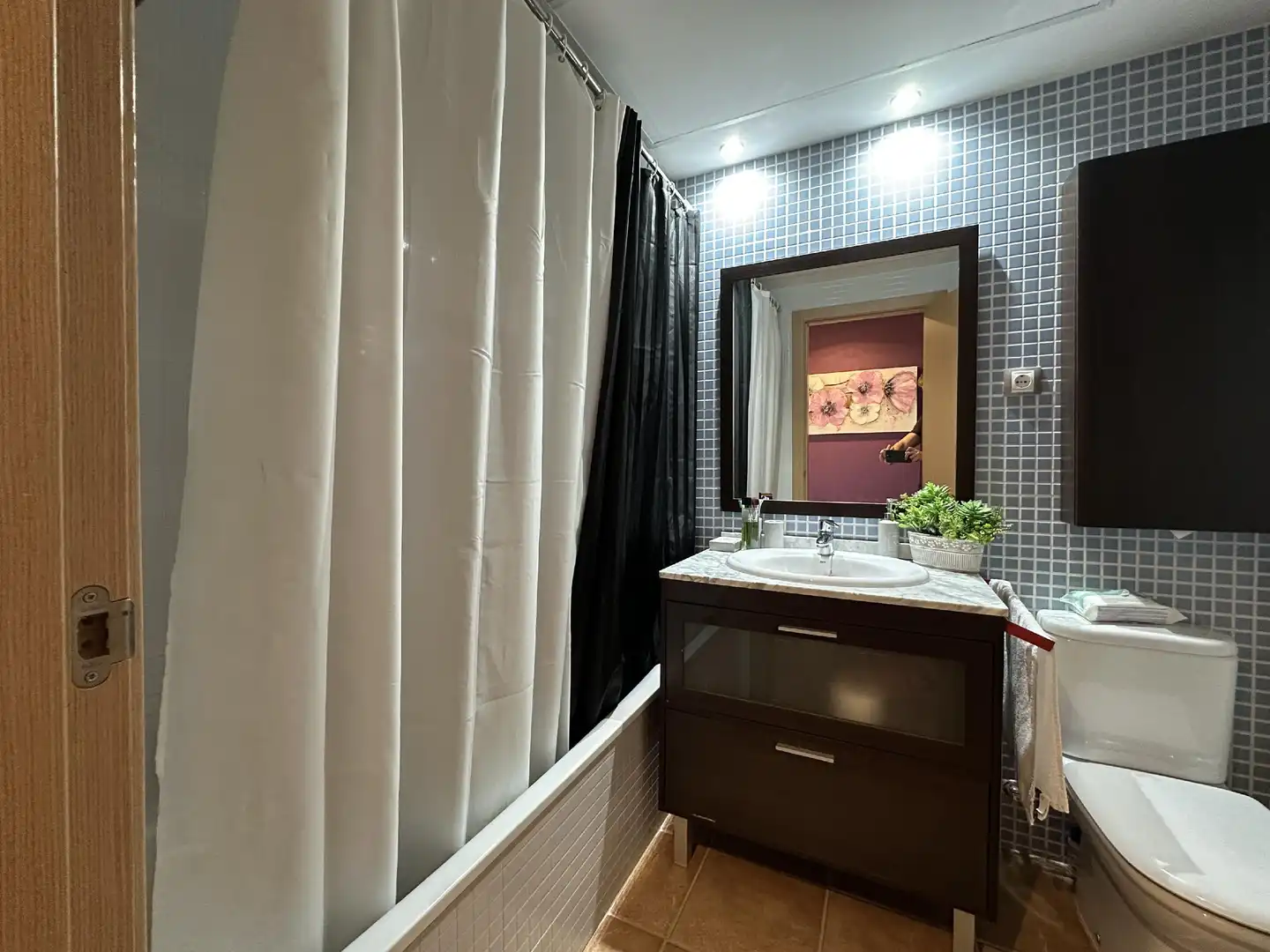 Bany de Apartament en venda en Vera amb Aire condicionat, Calefacció i Jardí privat