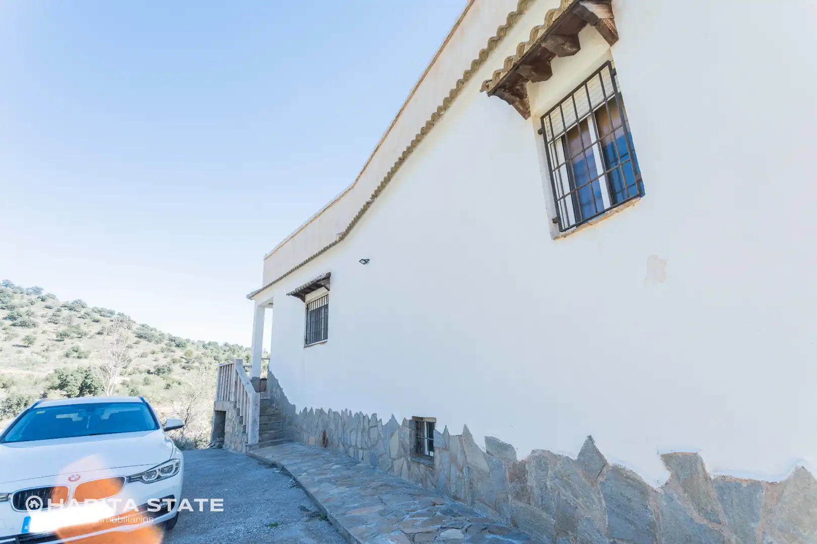 Vista exterior de Casa o xalet en venda en Macael amb Jardí privat, Terrassa i Moblat
