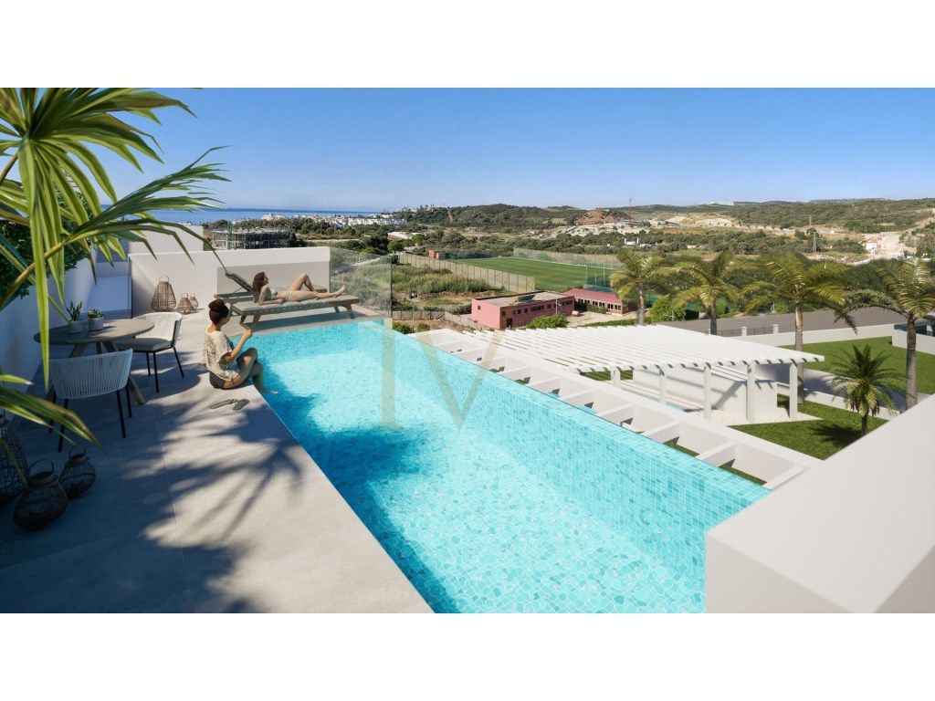 Piscina de Apartament en venda en Estepona amb Aire condicionat, Jardí privat i Terrassa