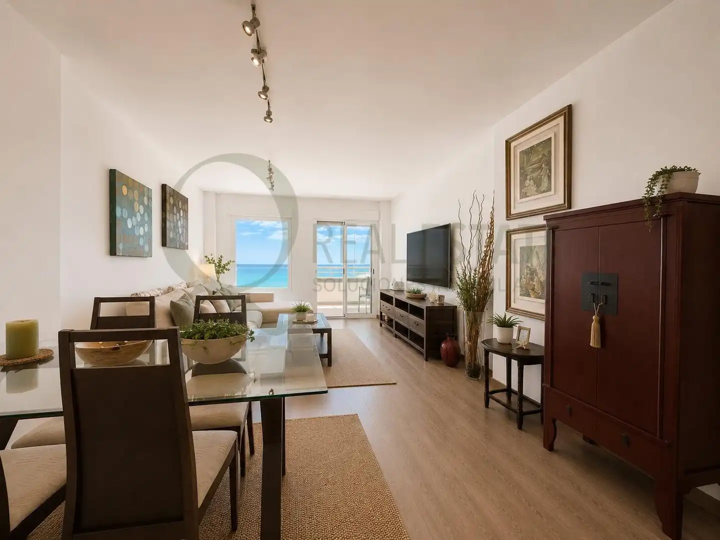 Living room of Flat for sale in El Campello  with Air Conditioner, Heating and Private garden