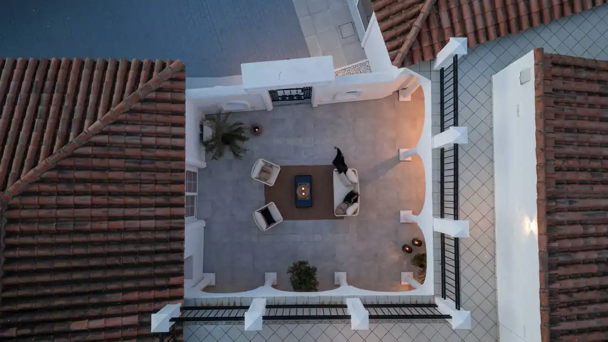 Terraza de Casa o chalet de alquiler en Estepona con Aire acondicionado, Jardín privado y Terraza