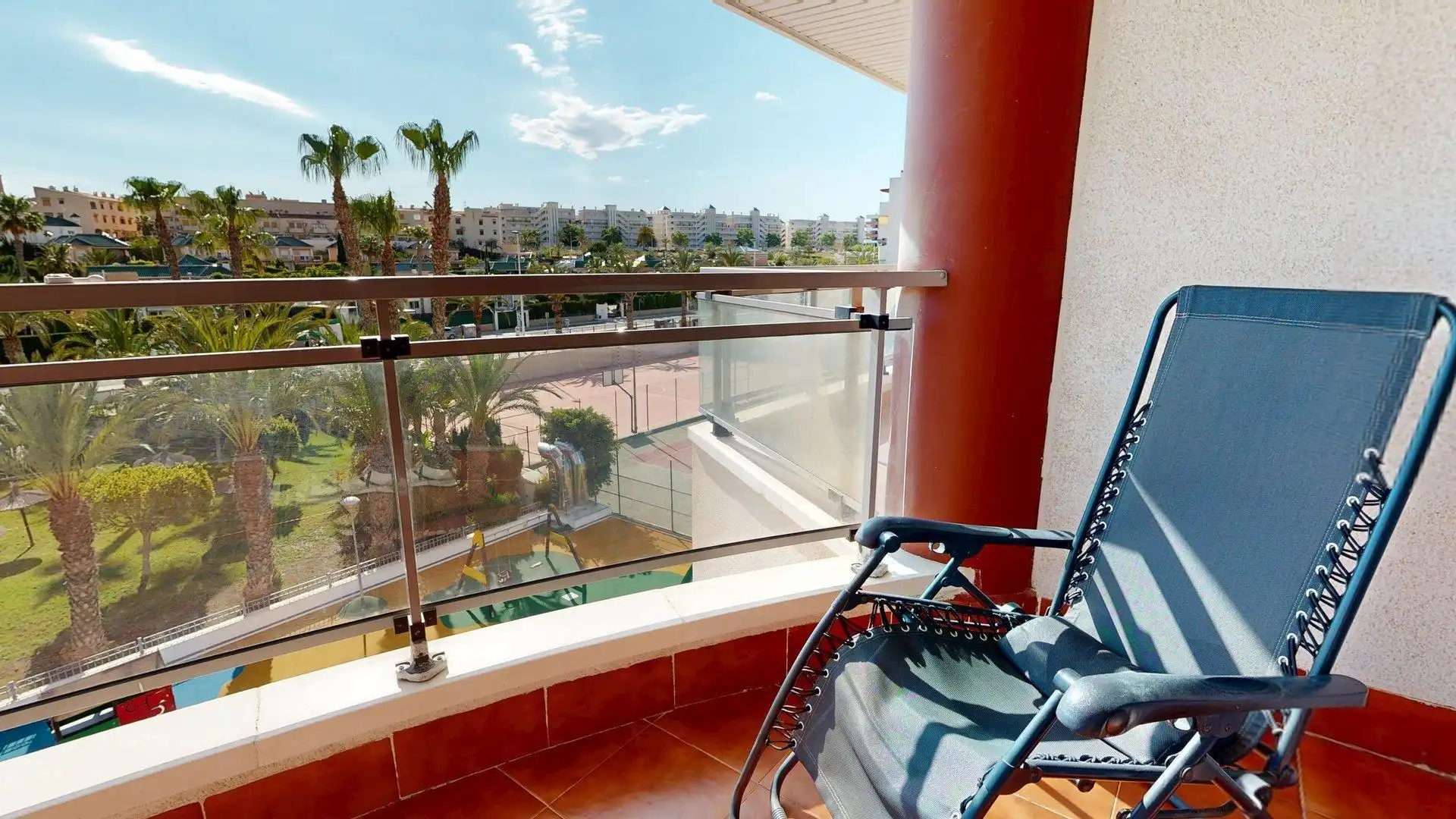 Balcony of Apartments for rent in Elche / Elx  with Air Conditioner, Heating and Private garden