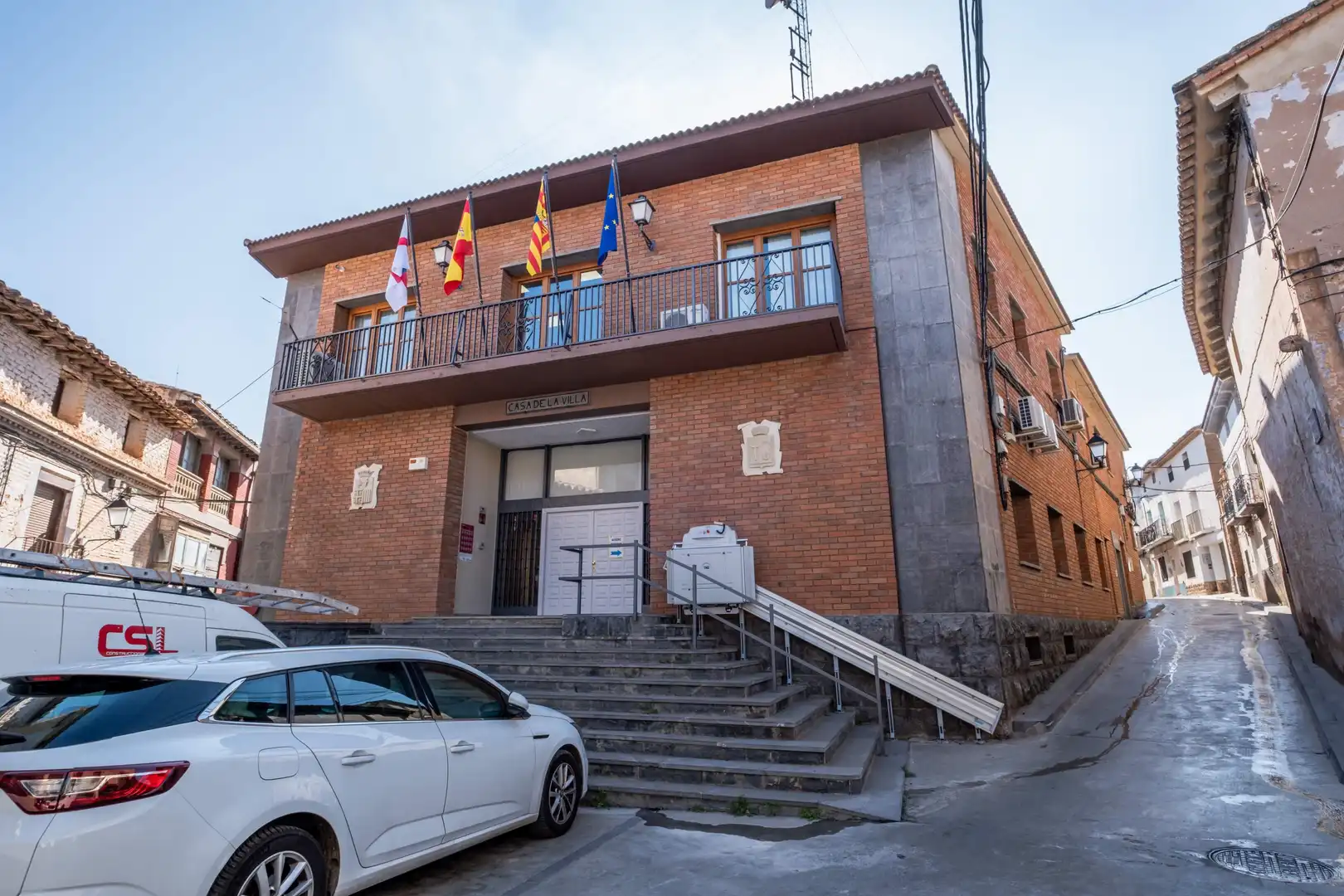 Exterior view of Houses for sale in Calatorao  with Air Conditioner, Terrace and Balcony