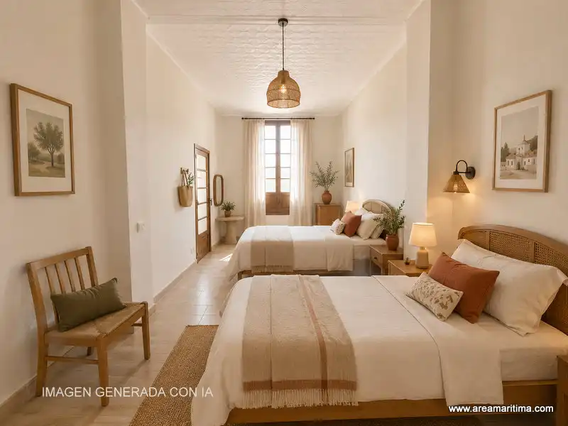 Habitación de Casa adosada en venta en Valencia con Trastero y Alarma
