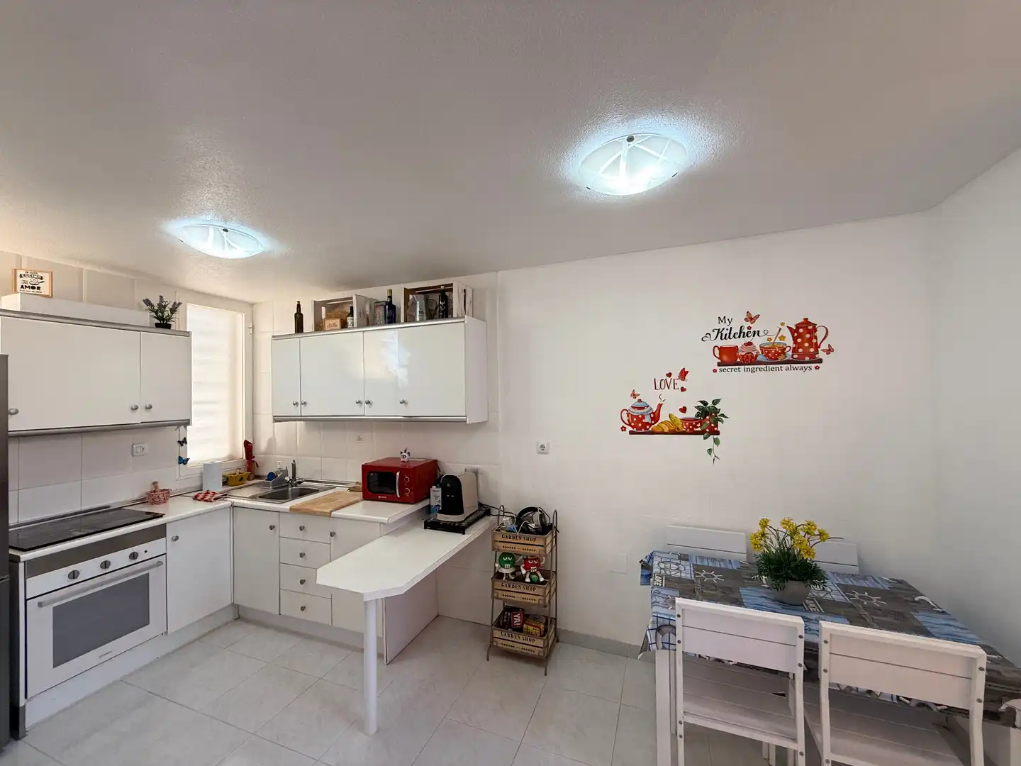 Cocina de Casa adosada en venta en Cartagena con Calefacción, Terraza y Amueblado
