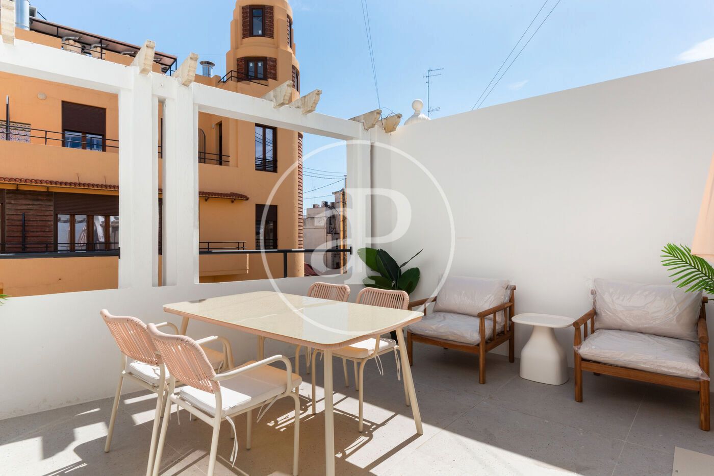 Terraza de Ático en venta en  Valencia Capital con Aire acondicionado, Calefacción y Terraza
