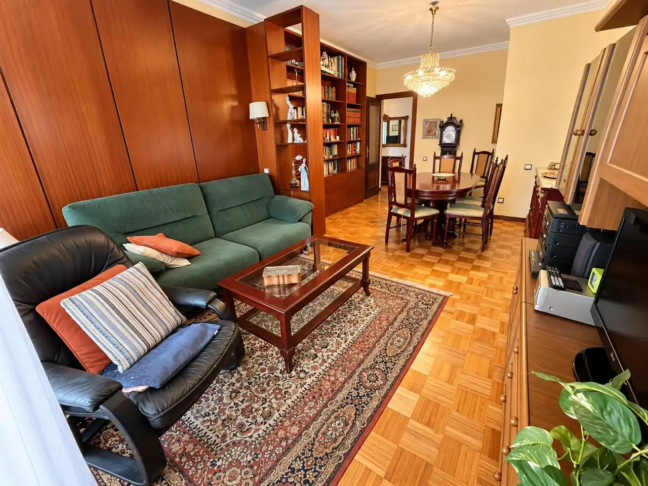 Sala de estar de Piso en venta en Madrid con Calefacción, Parquet y Terraza