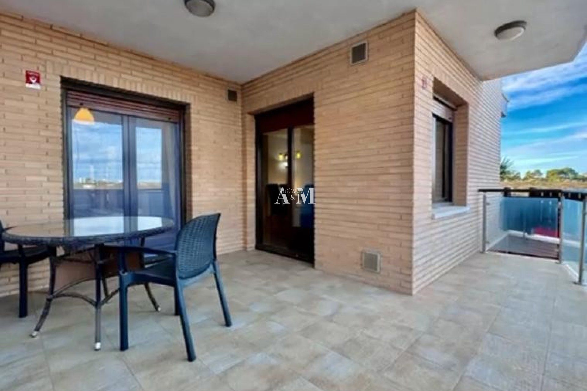 Terrace of Flat for rent in San Javier  with Air Conditioner, Heating and Terrace