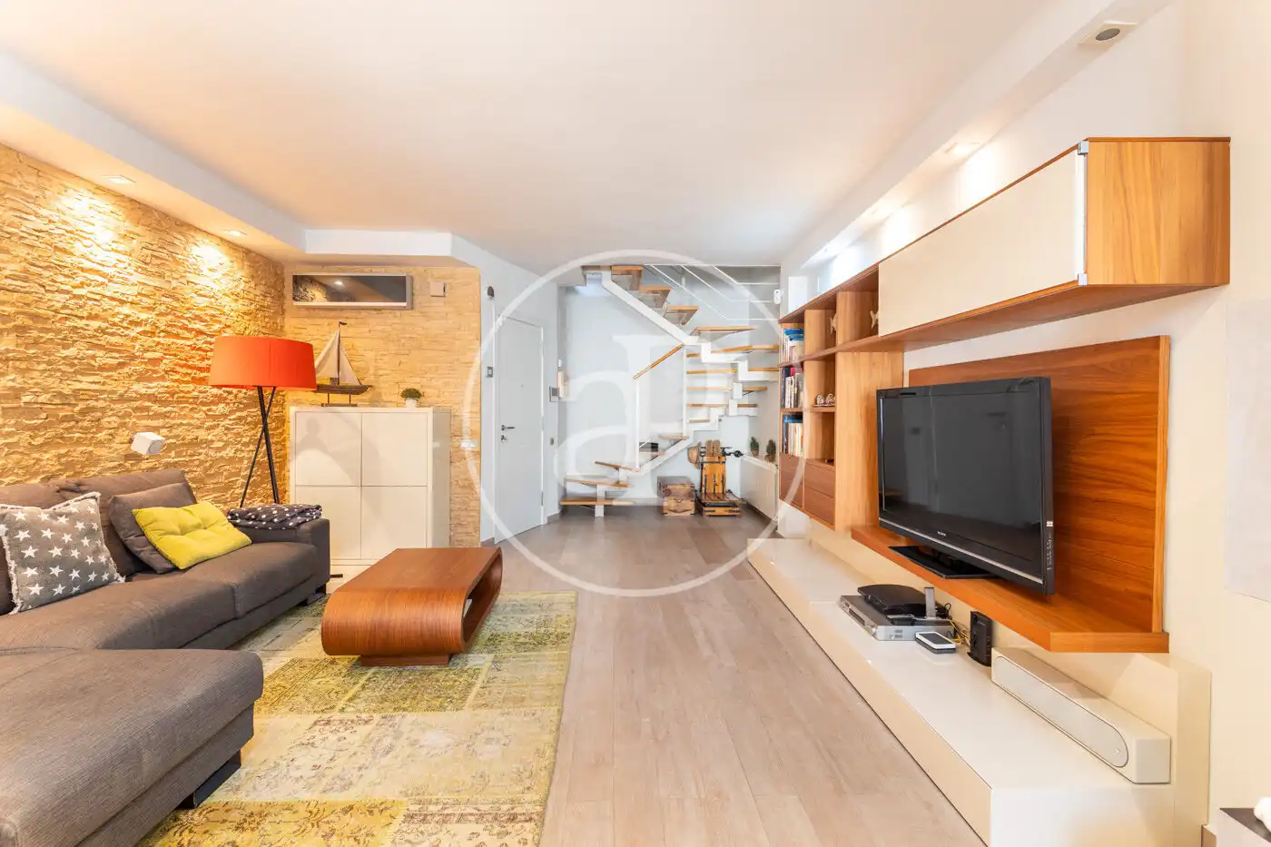 Sala de estar de Dúplex en venta en Sabadell con Aire acondicionado, Calefacción y Terraza