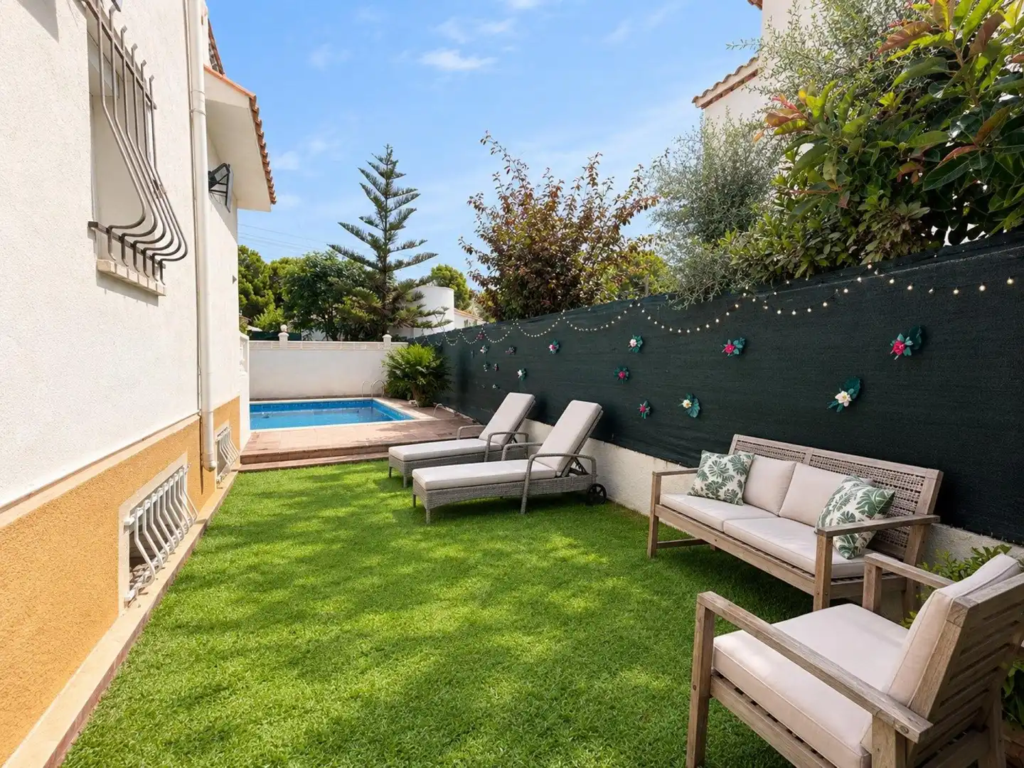 Terrassa de Casa o xalet en venda en Cunit amb Aire condicionat