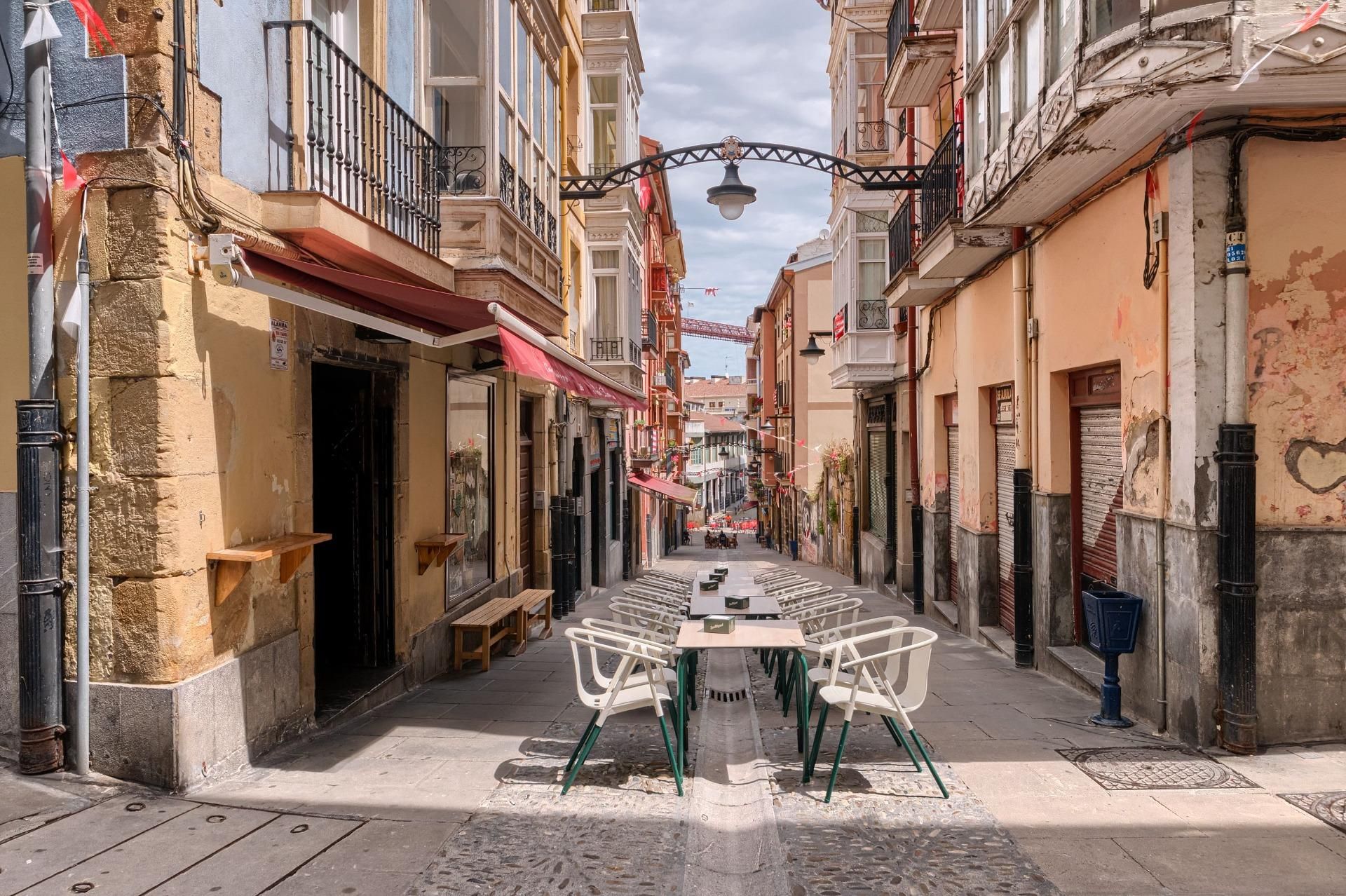 Exterior view of Premises for sale in Portugalete  with Terrace and Furnished