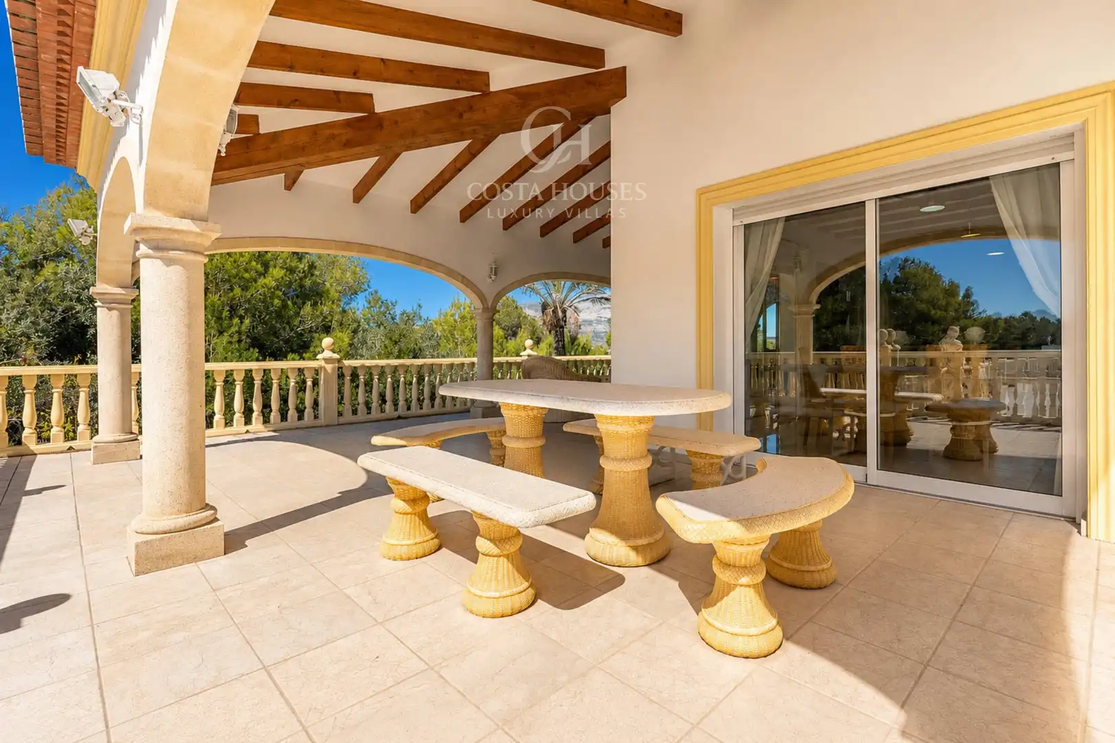 Terraza de Casa o chalet en venta en Jávea / Xàbia con Aire acondicionado, Calefacción y Jardín privado