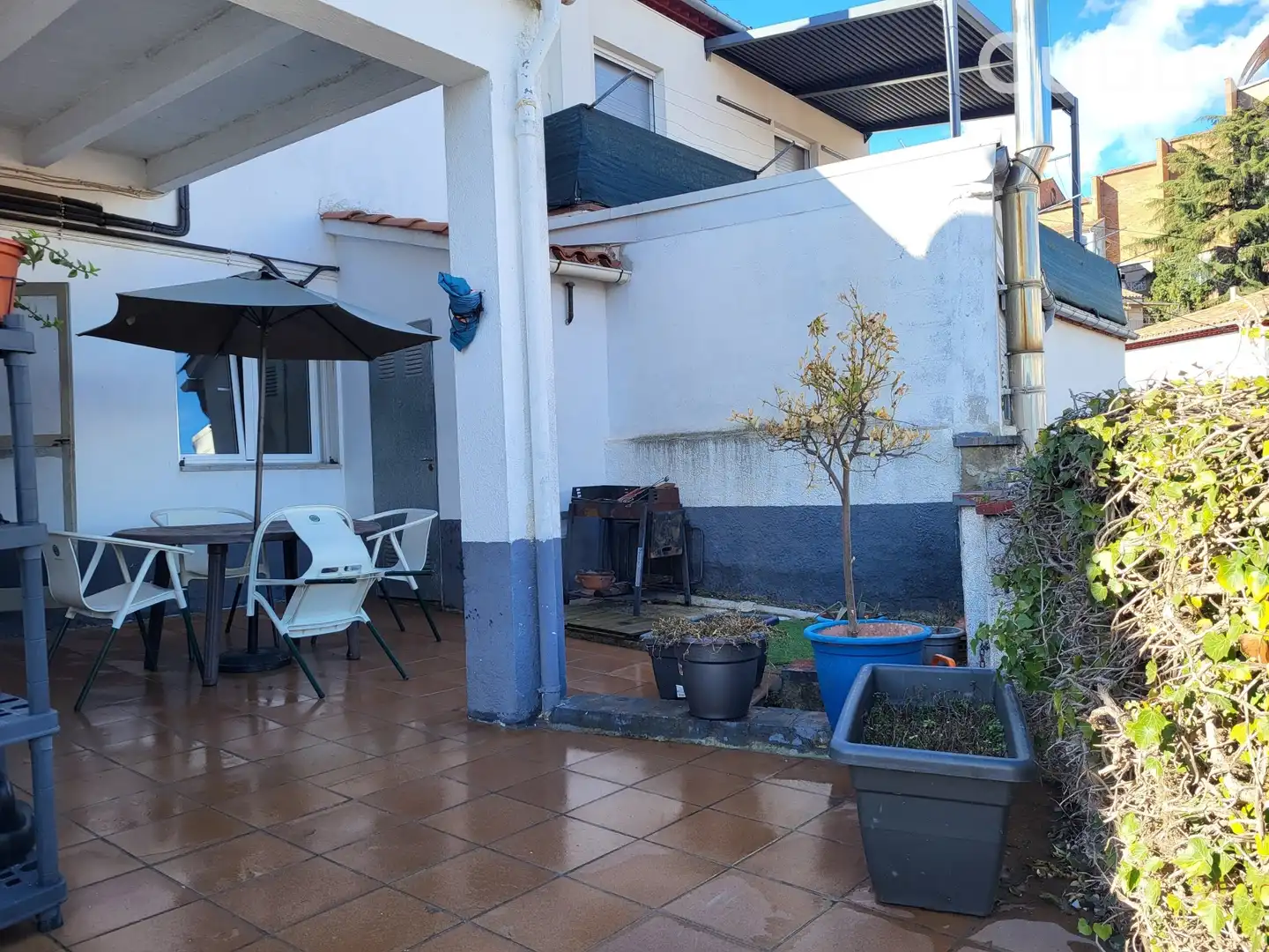 Terrace of Detached homes for sale in Olot  with Heating, Terrace and Storage room