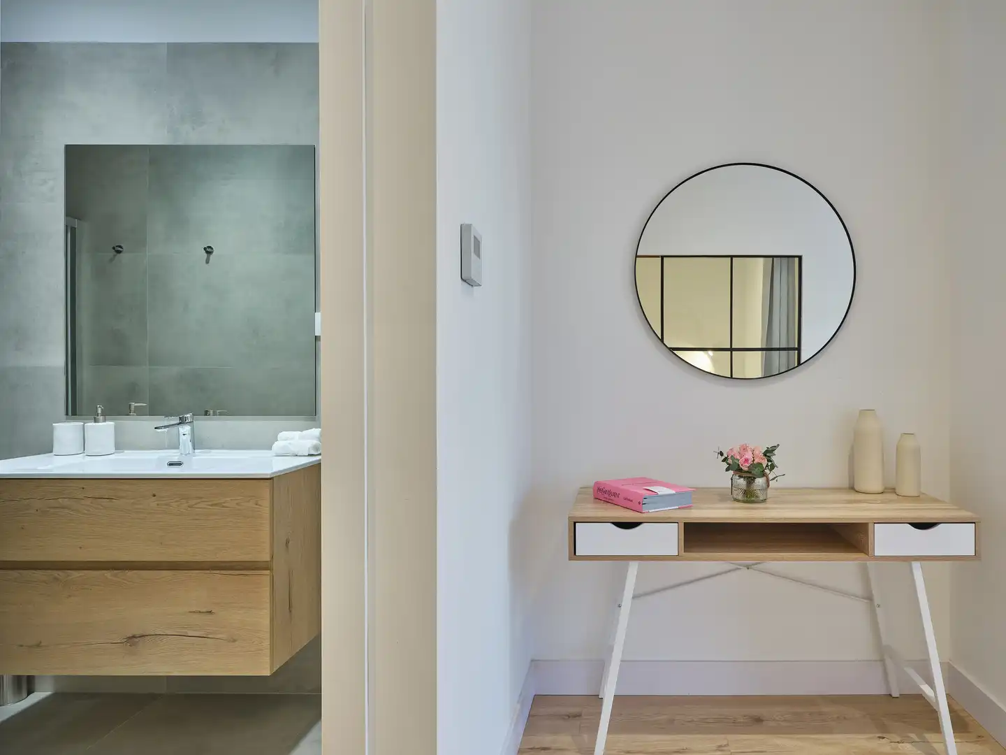 Habitación de Apartamento de alquiler en Madrid con Aire acondicionado, Amueblado y Lavadora